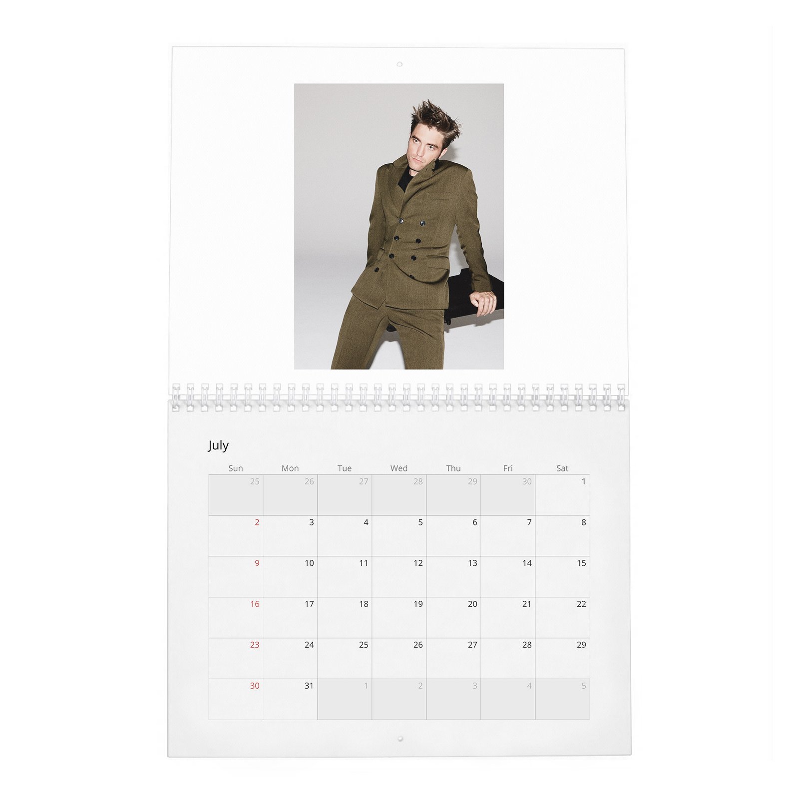 Robert Pattinson - The Second Coming Of 2027 Wall Calendar
