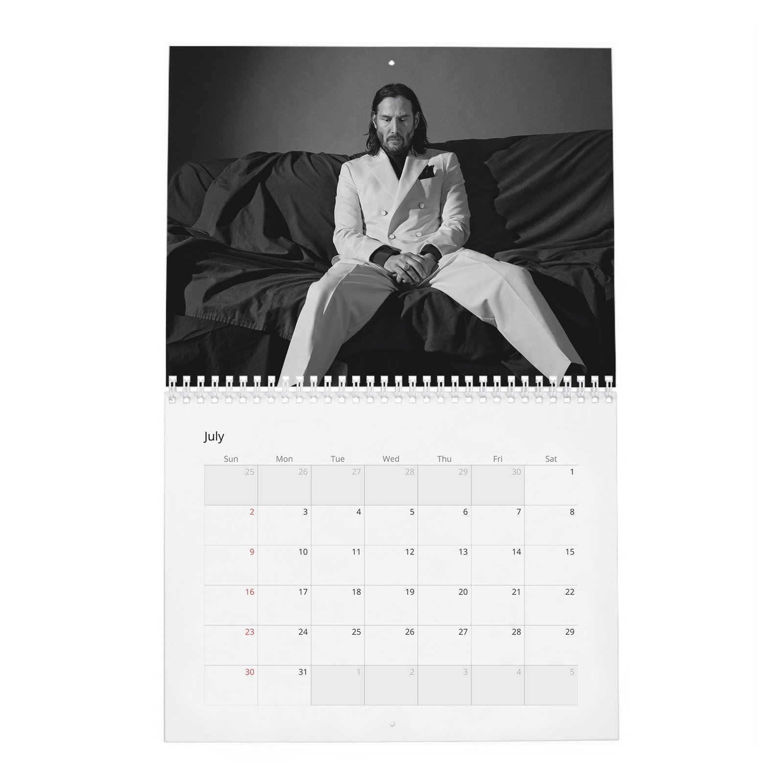 07 Keanu Reeves - The Legend Of 2027 Wall Calendar