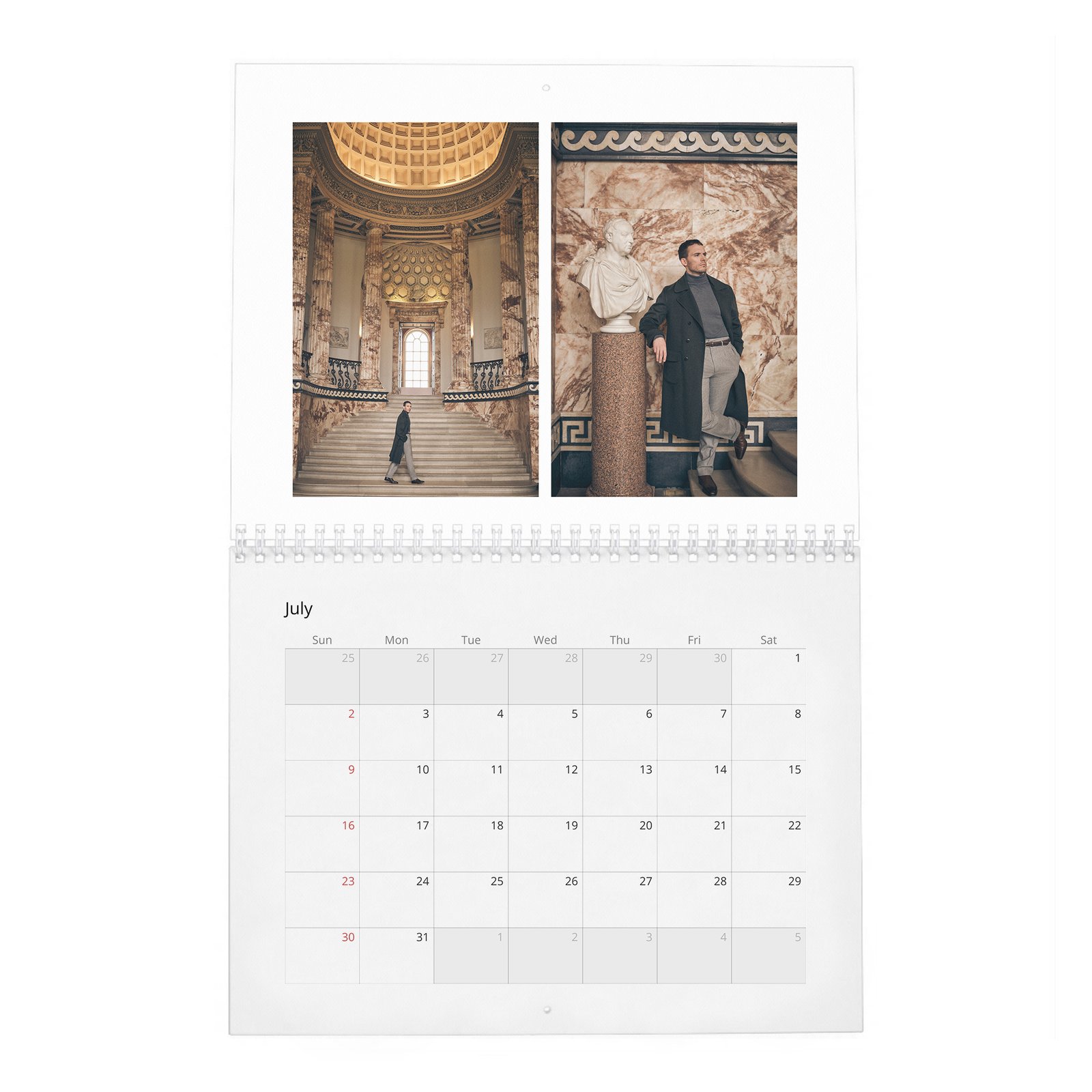07 Sam Claflin - On The Spot 2027 Wall Calendar