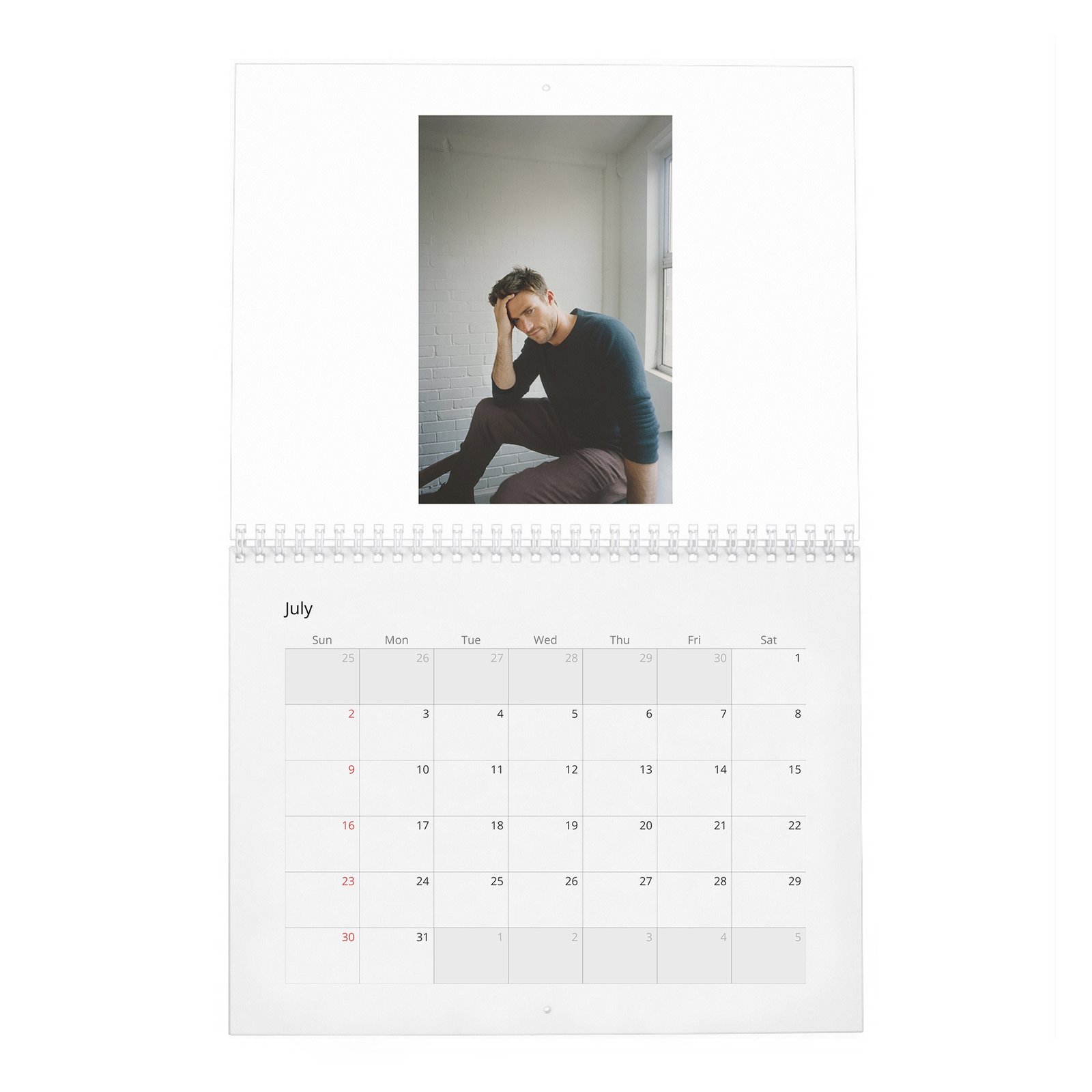 07 Scott Eastwood - Fork In The Road 2027 Wall Calendar