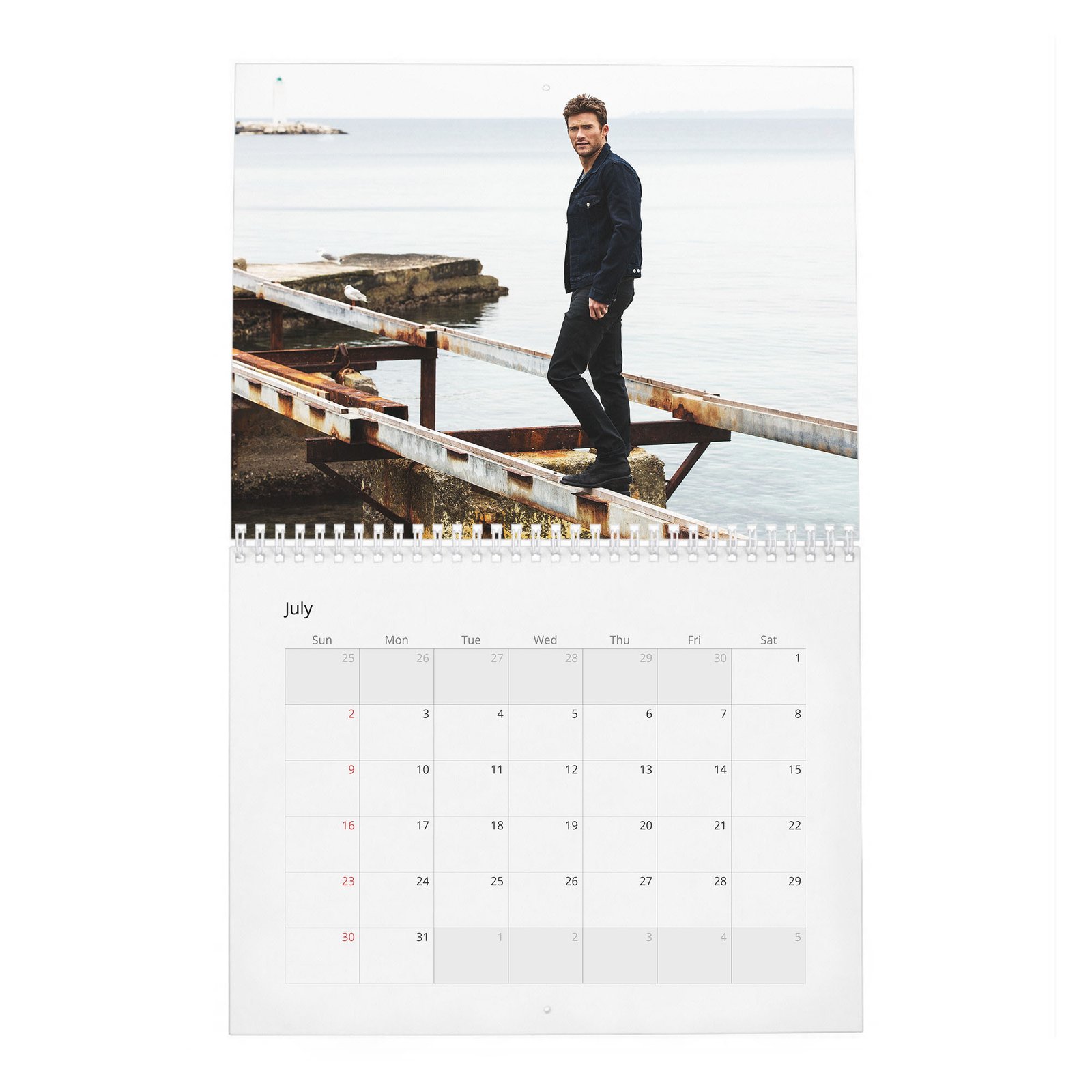 Scott Eastwood - The Son Will Rise 2027 Wall Calendar