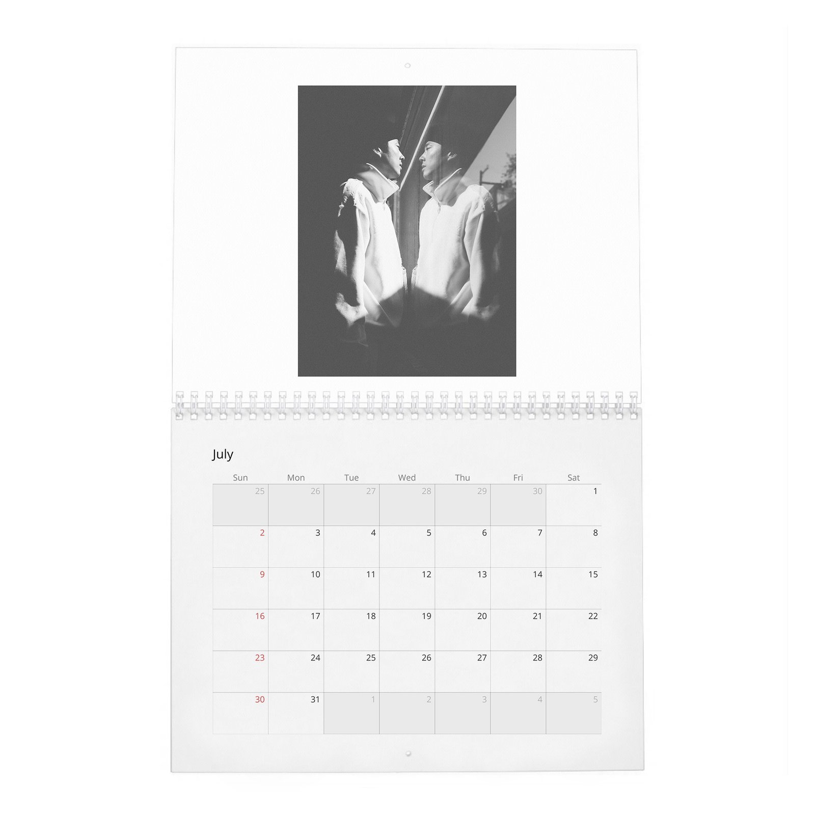 07 Steven Yeun - Flaunt 2027 Wall Calendar