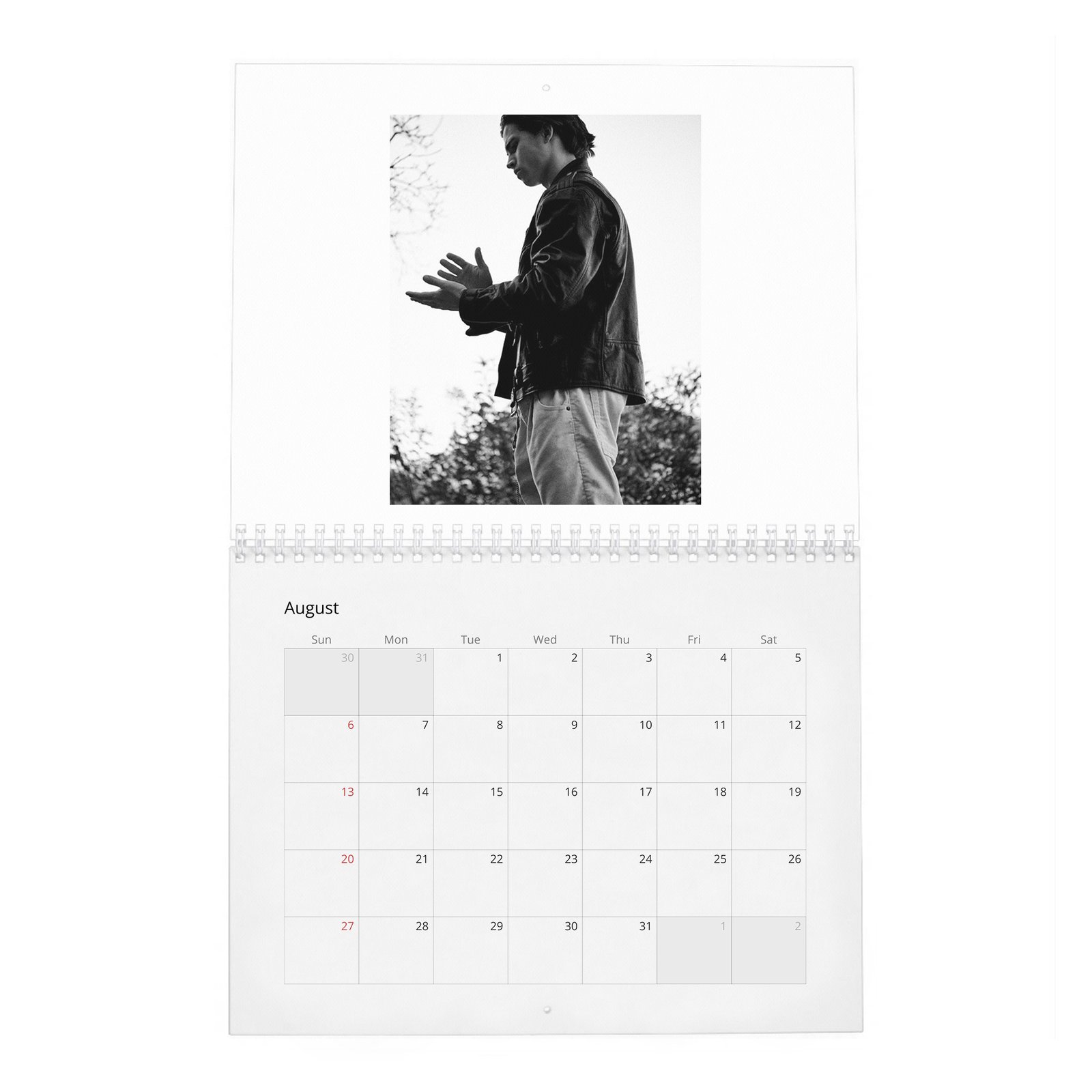 08 Tanner Buchanan - Go No Sen 2027 Wall Calendar