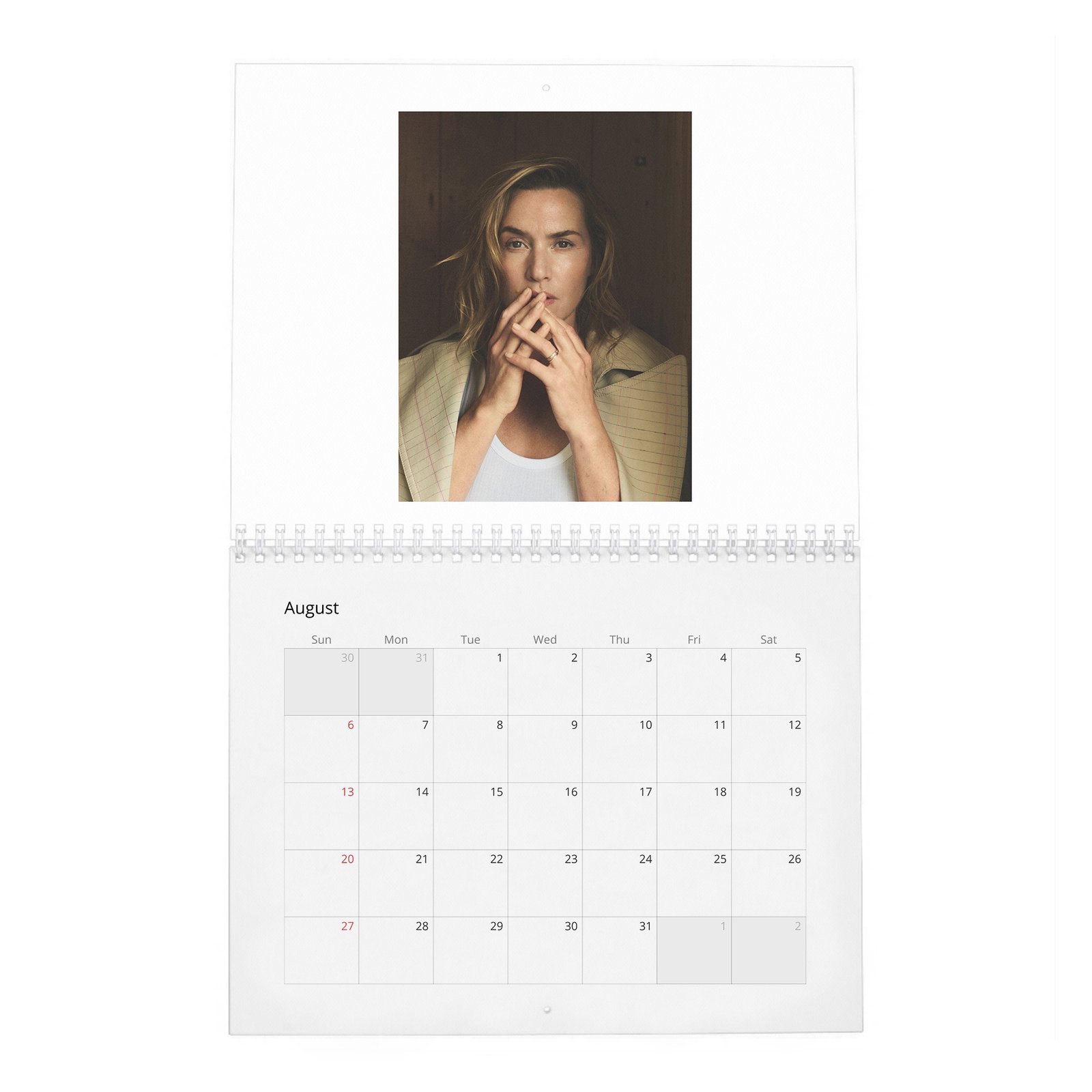 08 Kate Winslet - Truth Be Told 2027 Wall Calendar
