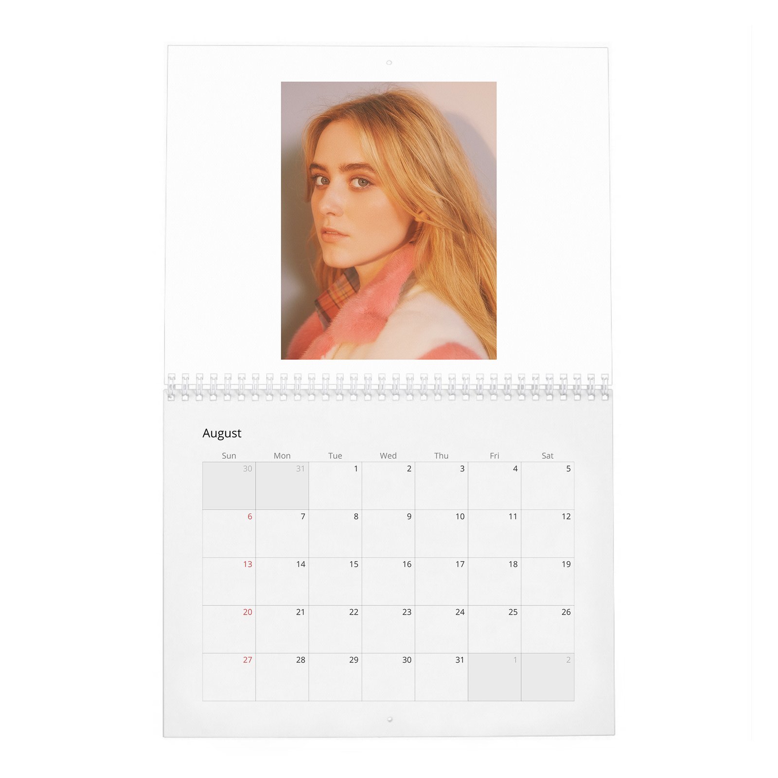 08 Kathryn Newton - Think Young, Play Hard 2027 Wall Calendar