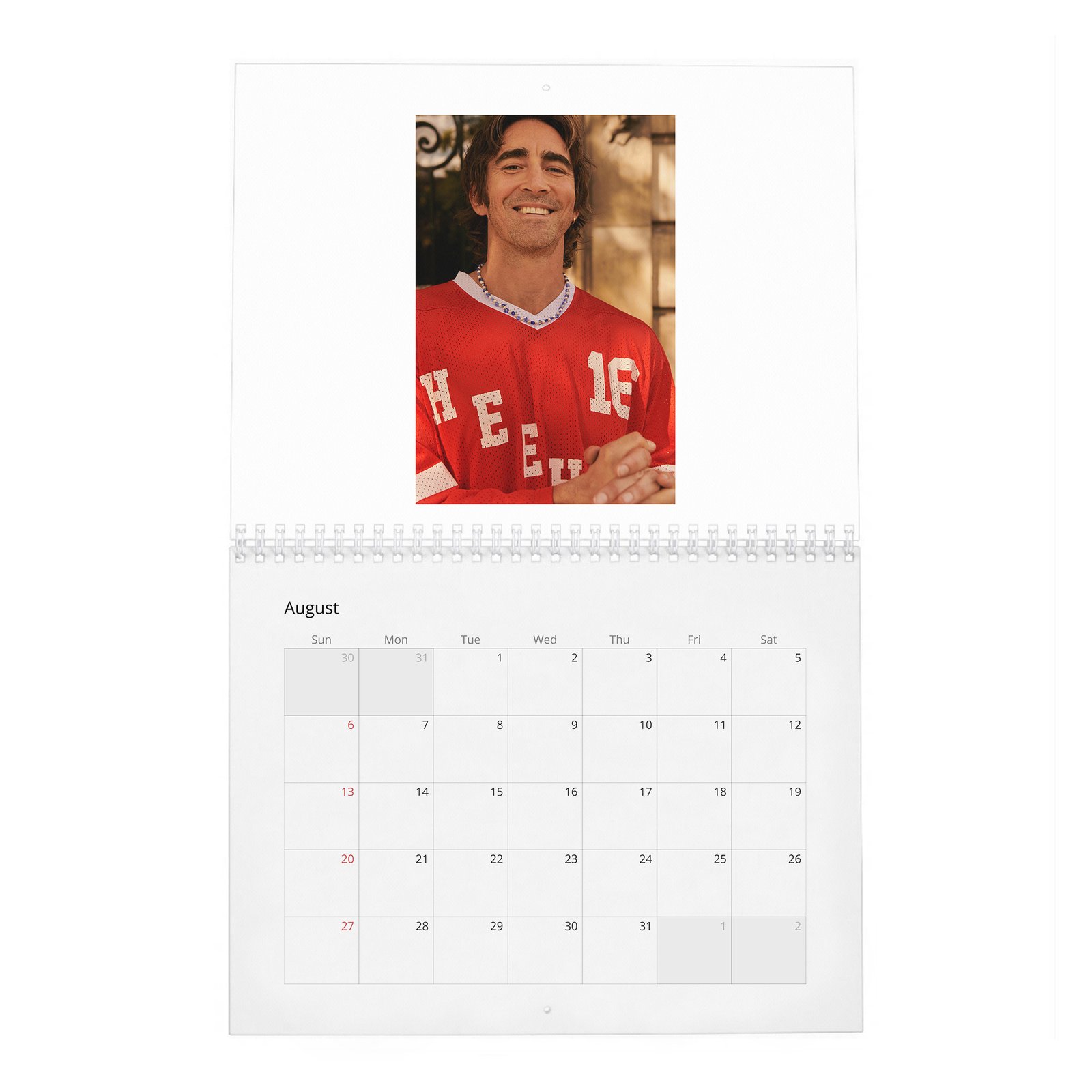 08 Lee Pace - Doesn't Owe You Anything 2027 Wall Calendar