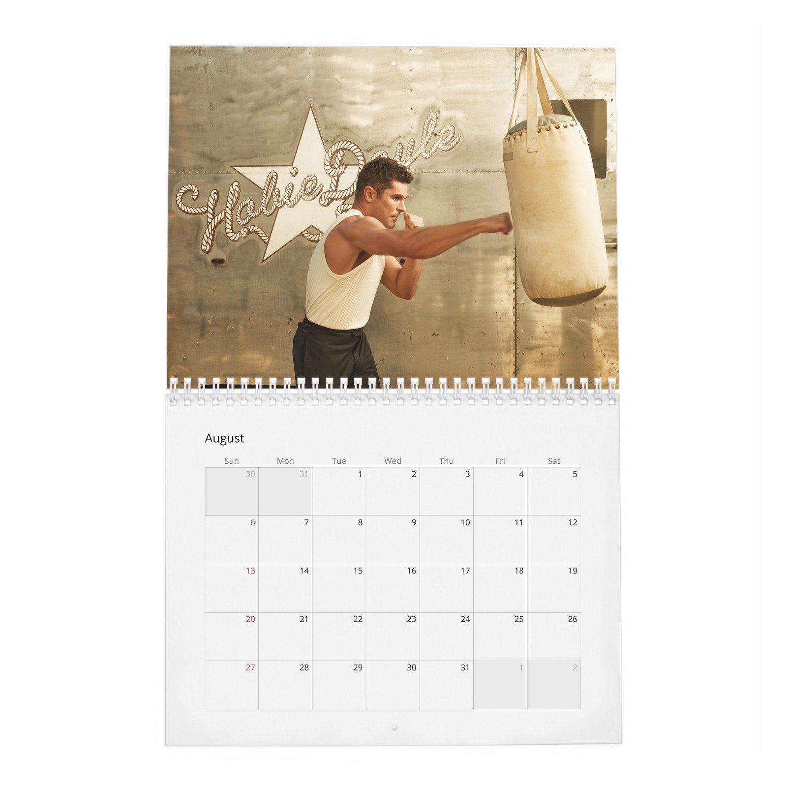 08 Zac Efron - The Ringmaster 2027 Wall Calendar