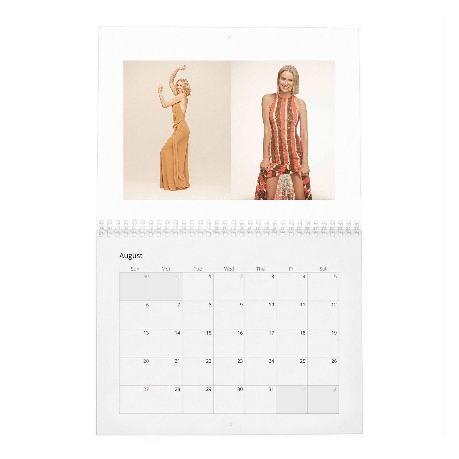 08 Naomi Watts - Breaking Taboos 2027 Wall Calendar