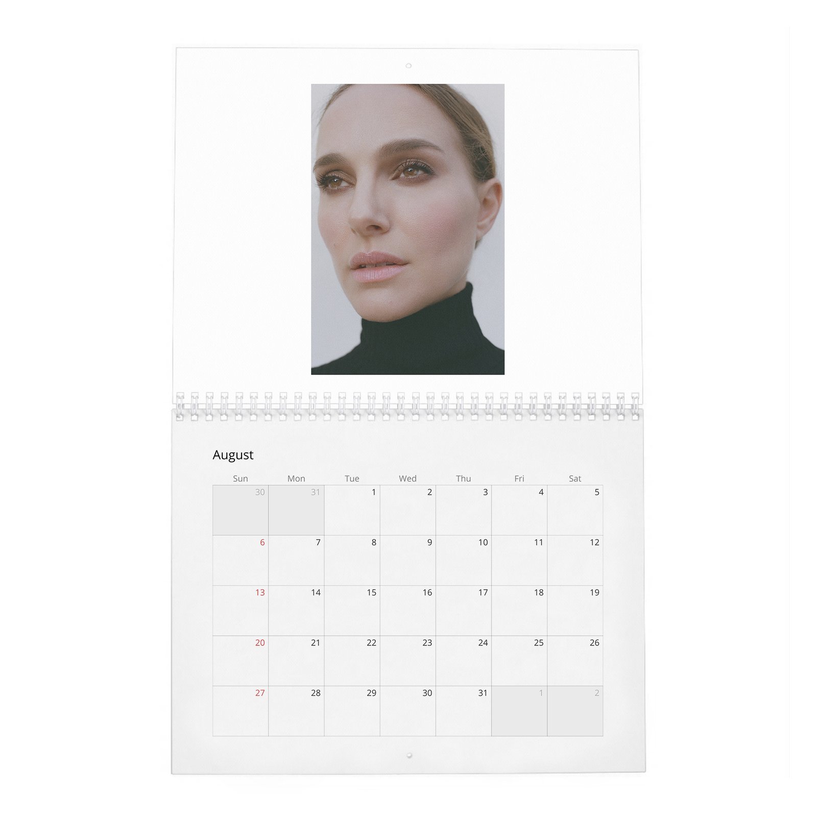 08 Natalie Portman - Scent of Love 2027 Wall Calendar