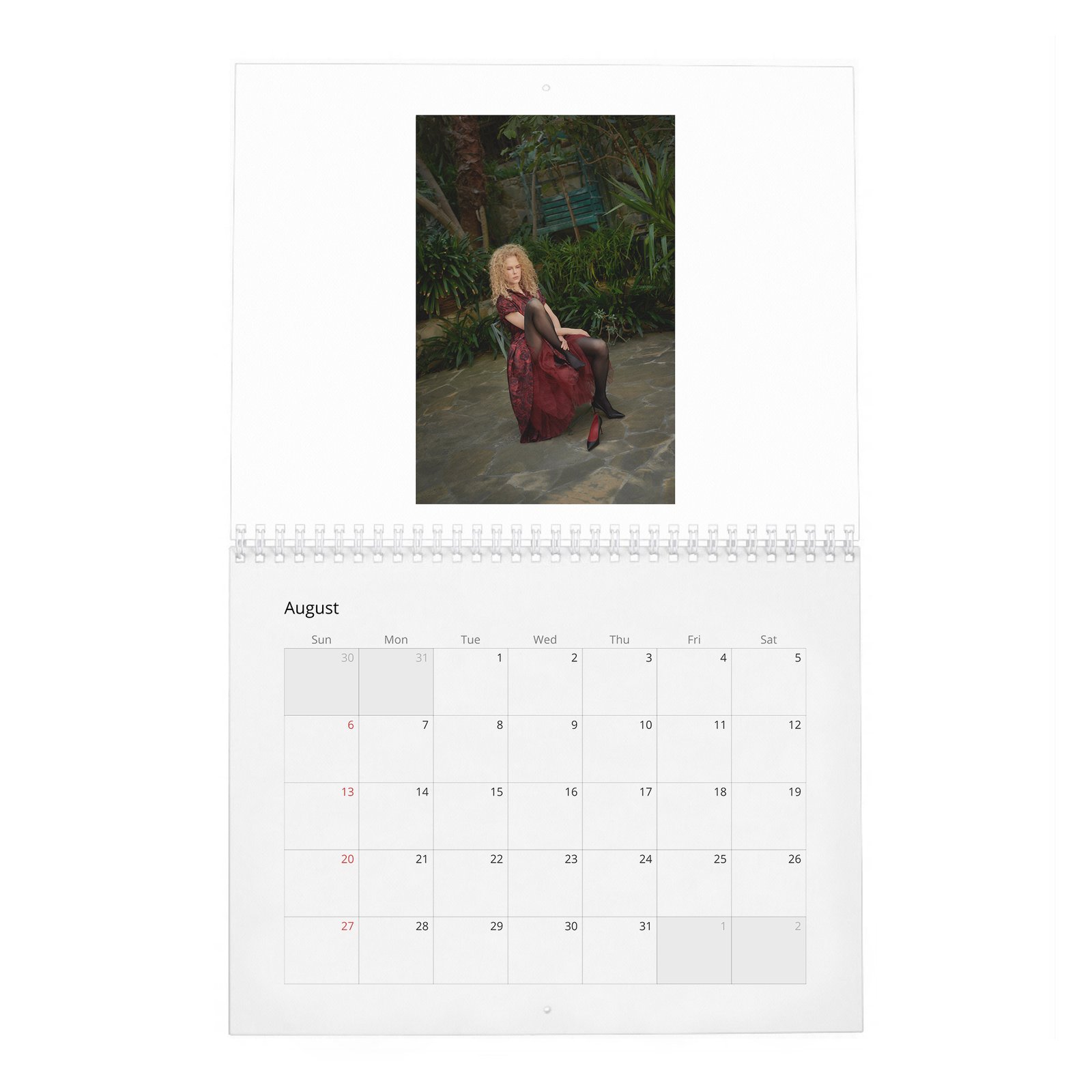 08 Nicole Kidman - The Golden Age Of 2027 Wall Calendar