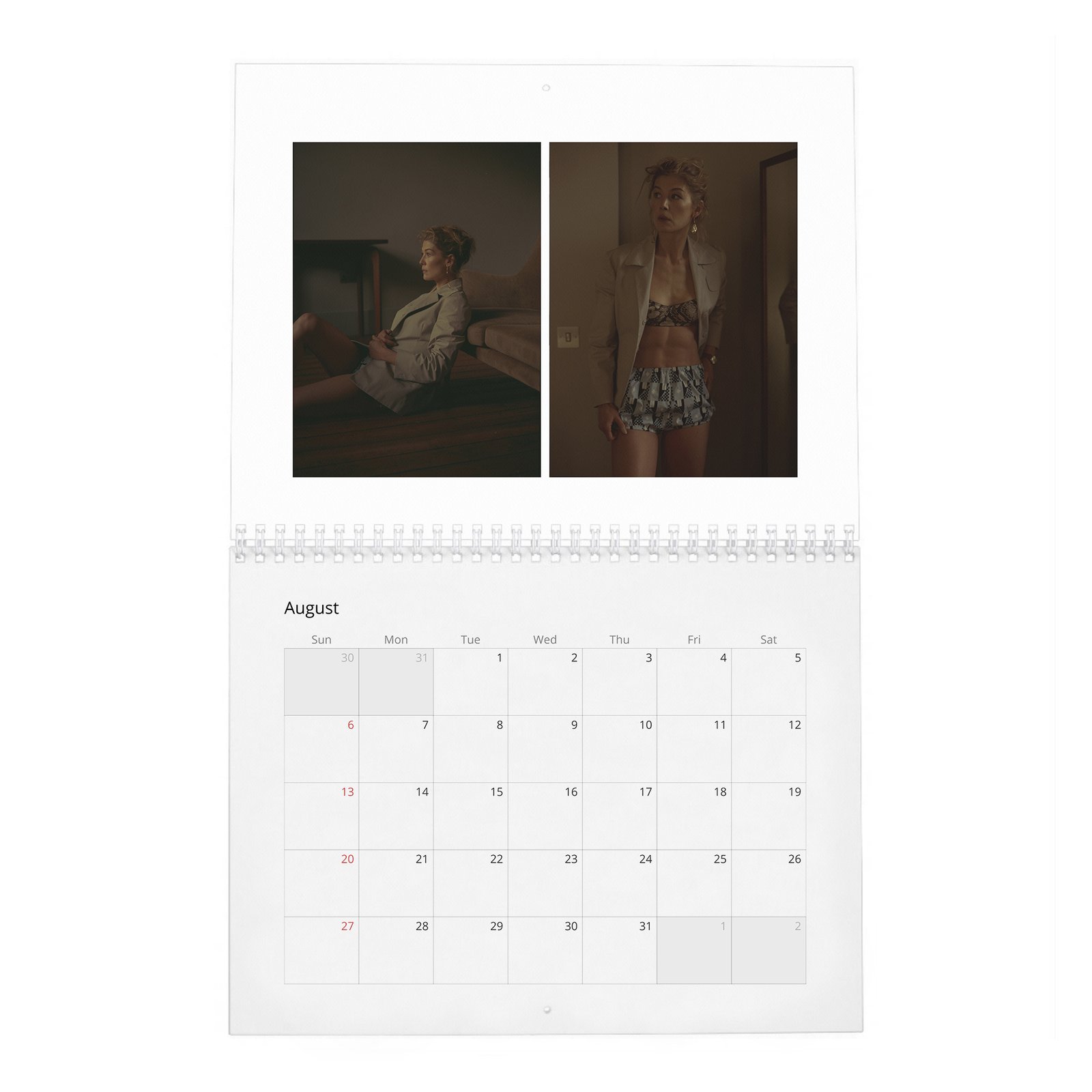 08 Rosamund Pike - Flaunt 2027 Wall Calendar