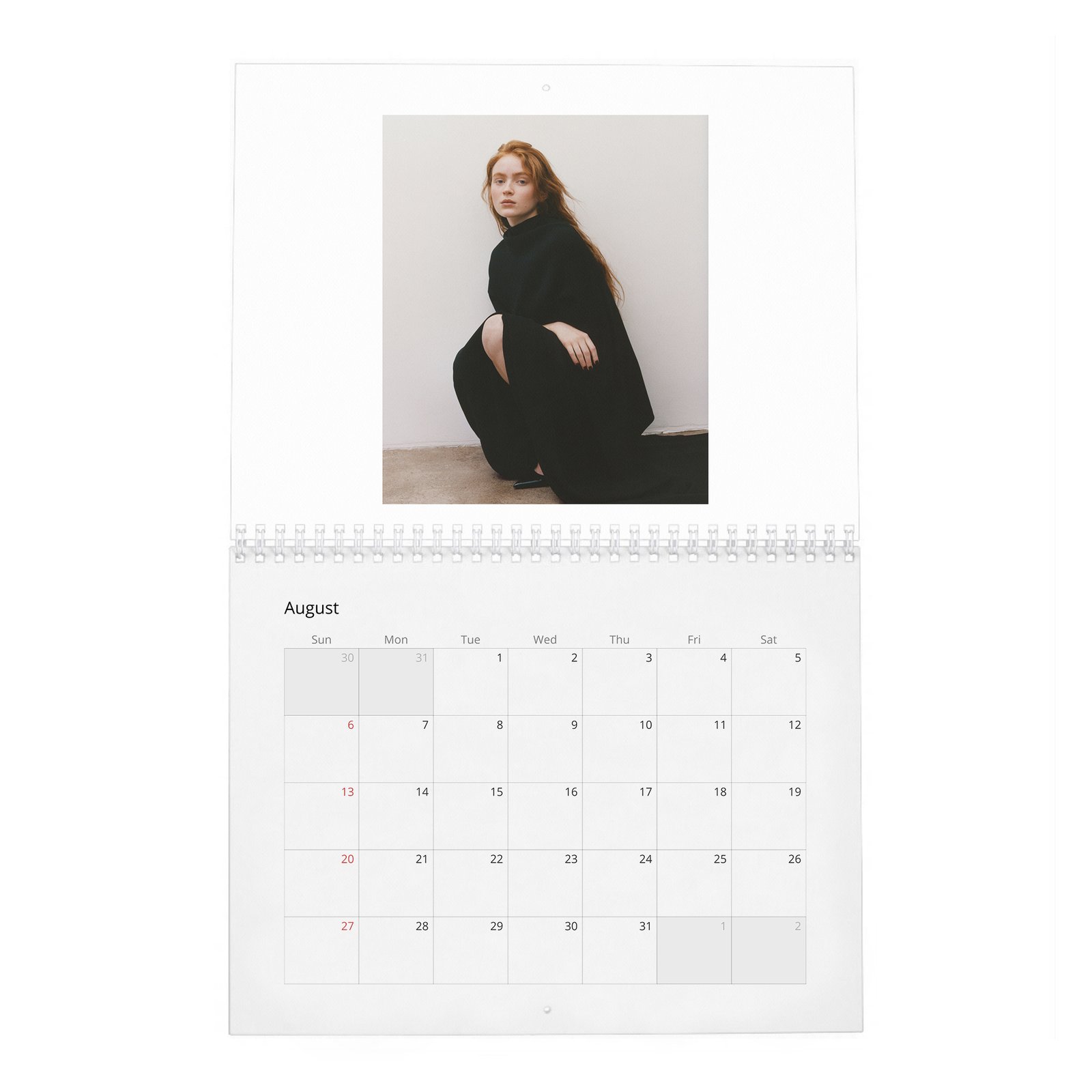 08 Sadie Sink - Bold Discretion 2027 Wall Calendar