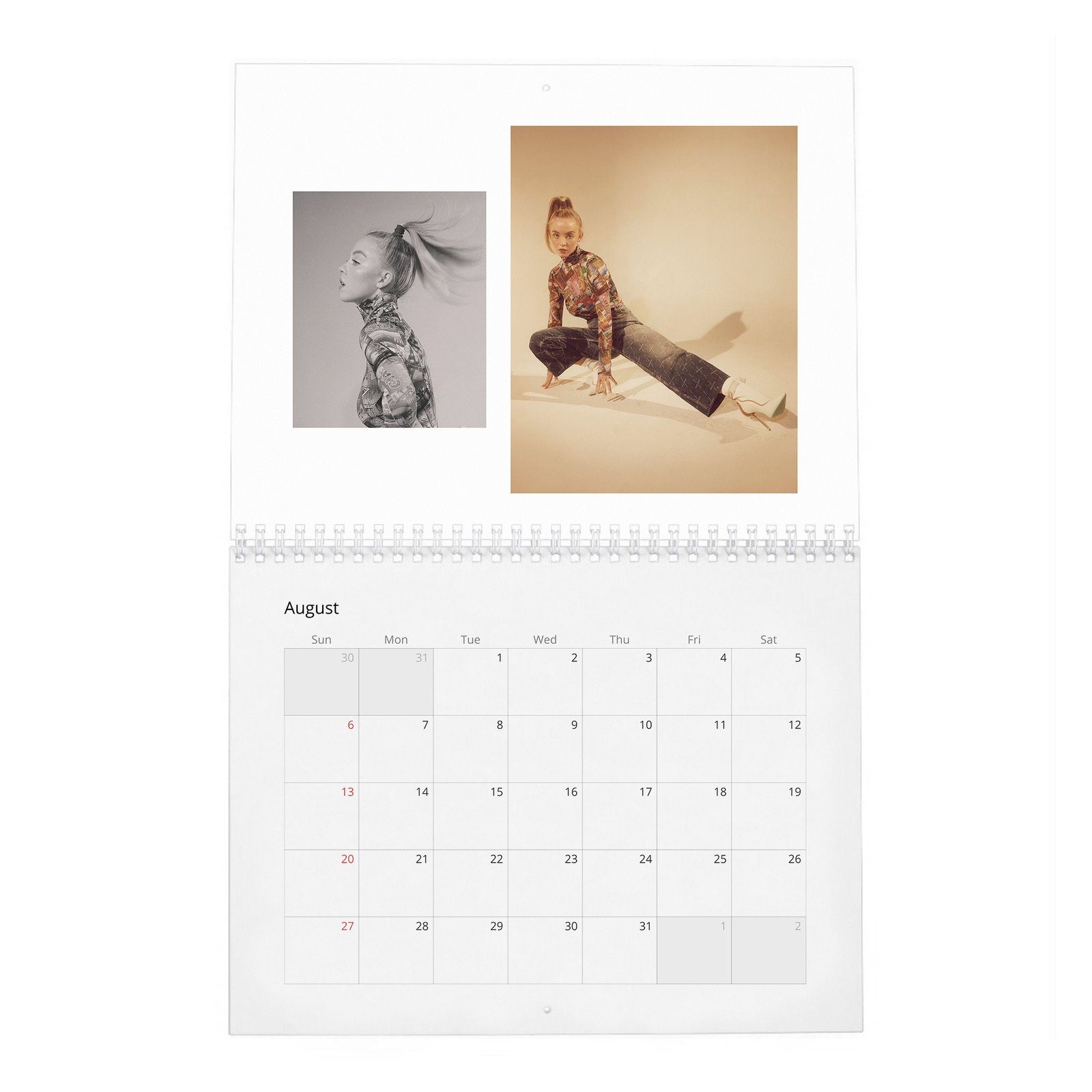 08 Sydney Sweeney - Content 2027 Wall Calendar