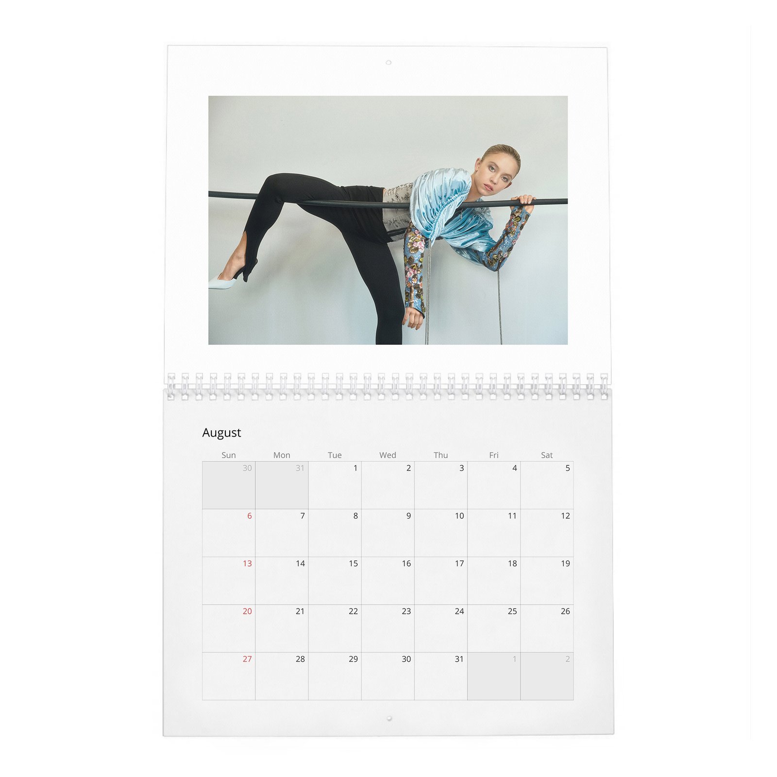 08 Sydney Sweeney - Plan A Only 2027 Wall Calendar