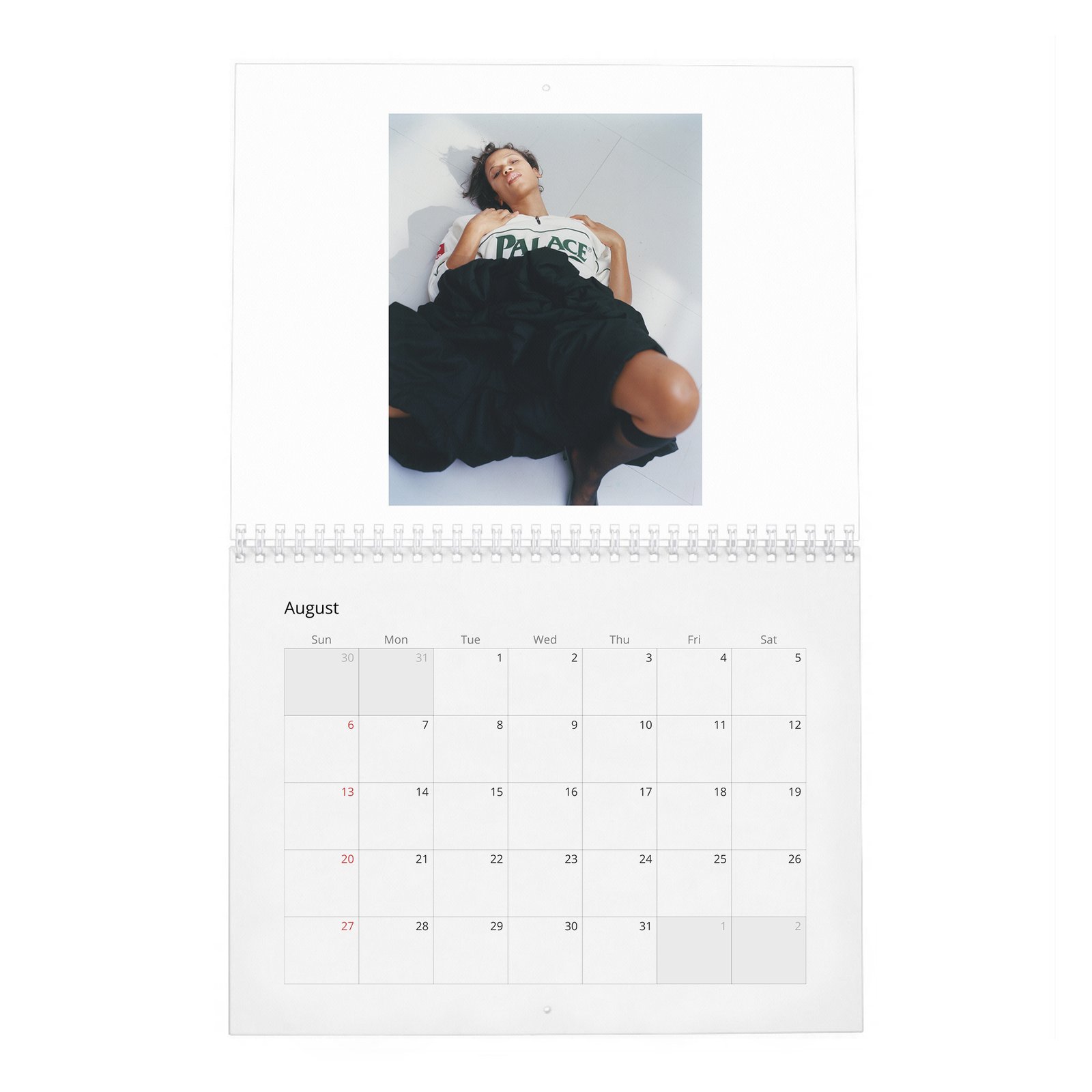 08 Taylor Russell - The Face 2027 Wall Calendar