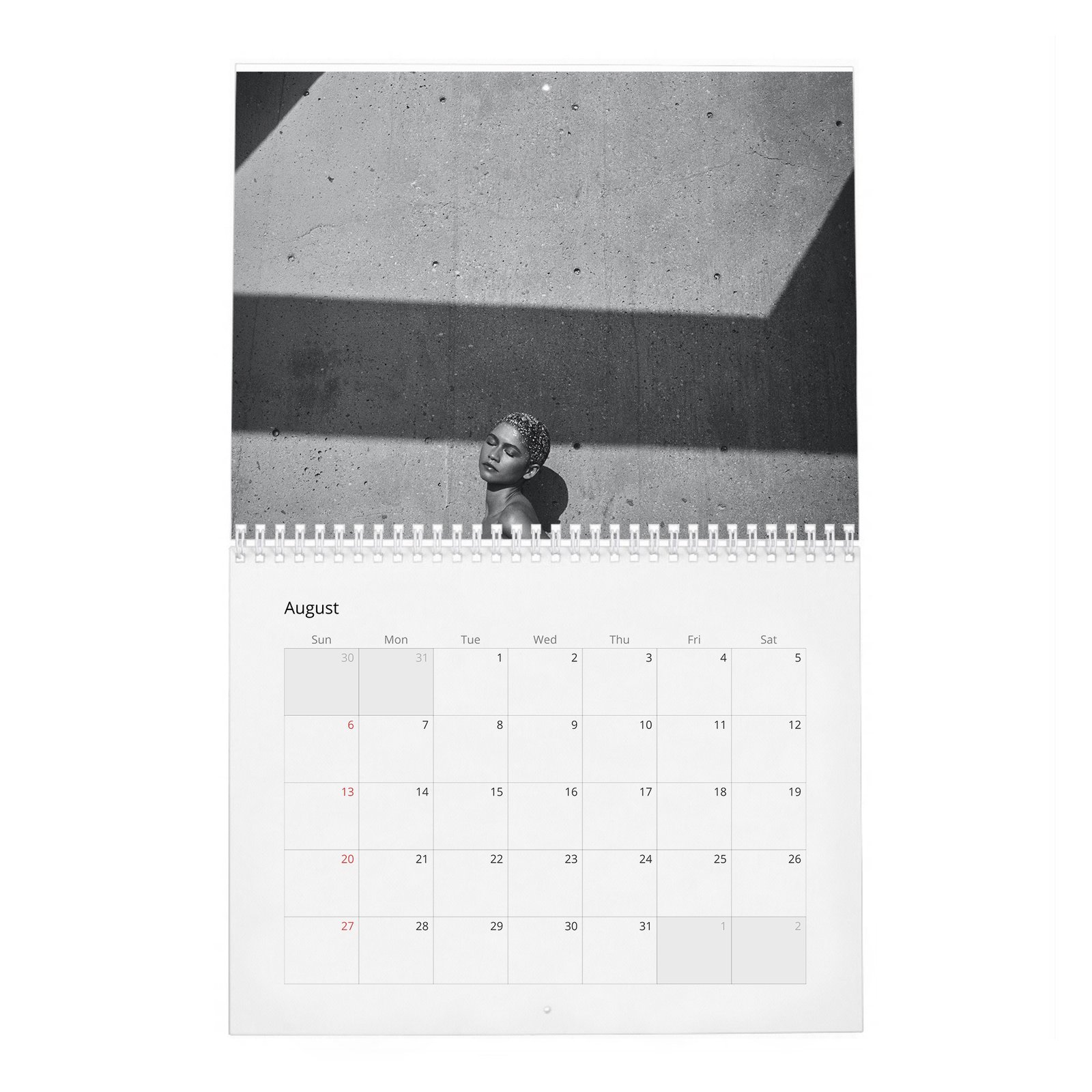 08 Zendaya - Future Human 2027 Wall Calendar