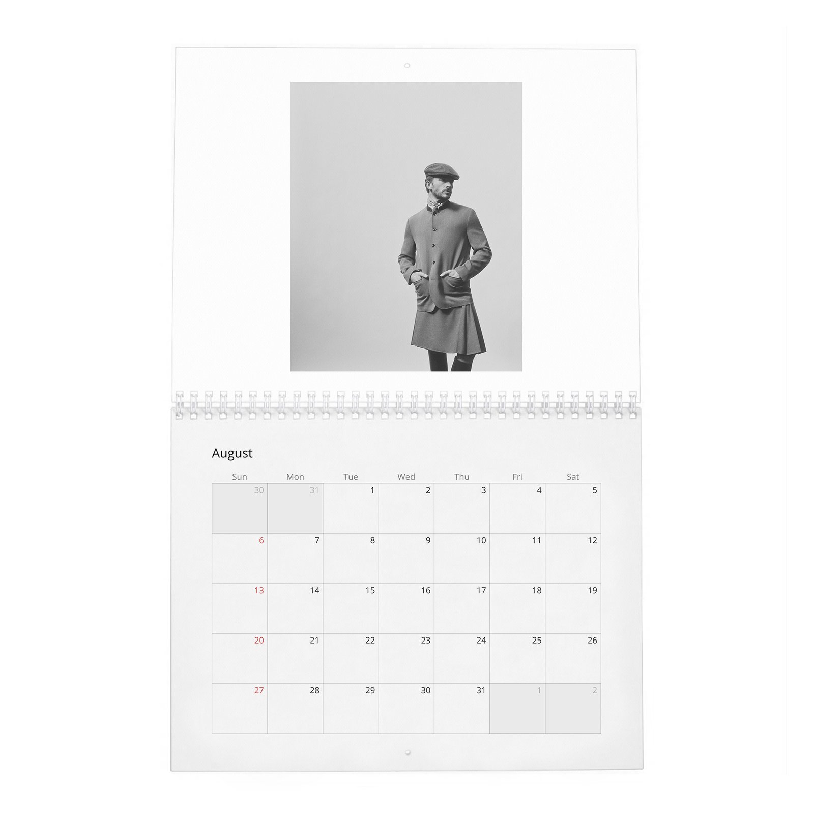 Jonathan Bailey - The Gentleman 2027 Wall Calendar