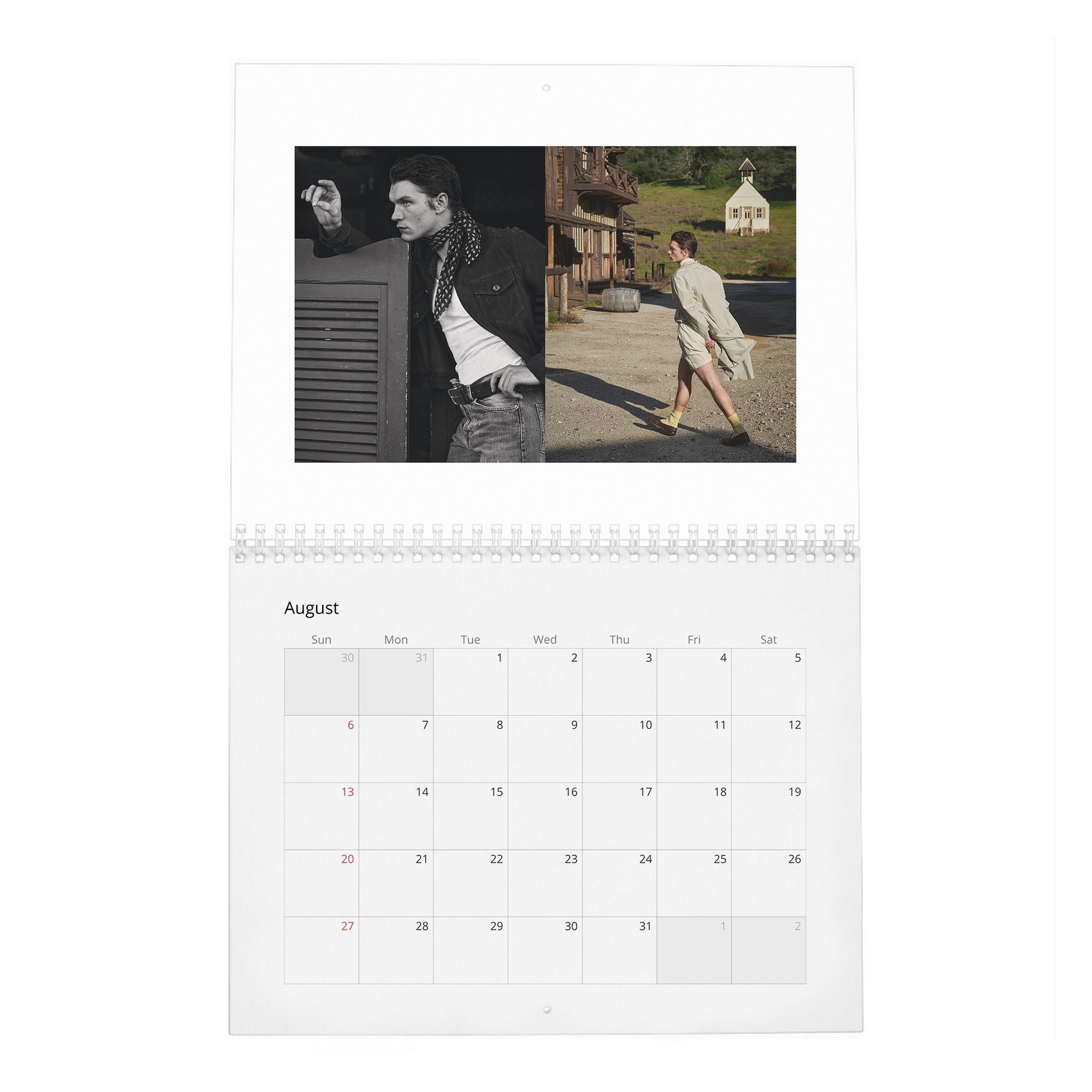 08 Connor Storrie - The Portrait Of A Star 2027 Wall Calendar