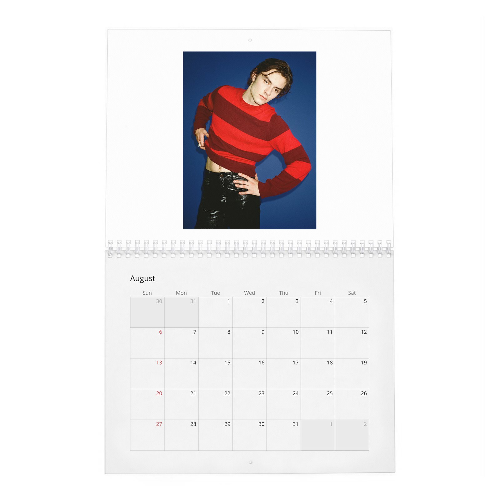 Louis Partridge - Rises And Shines 2027 Wall Calendar