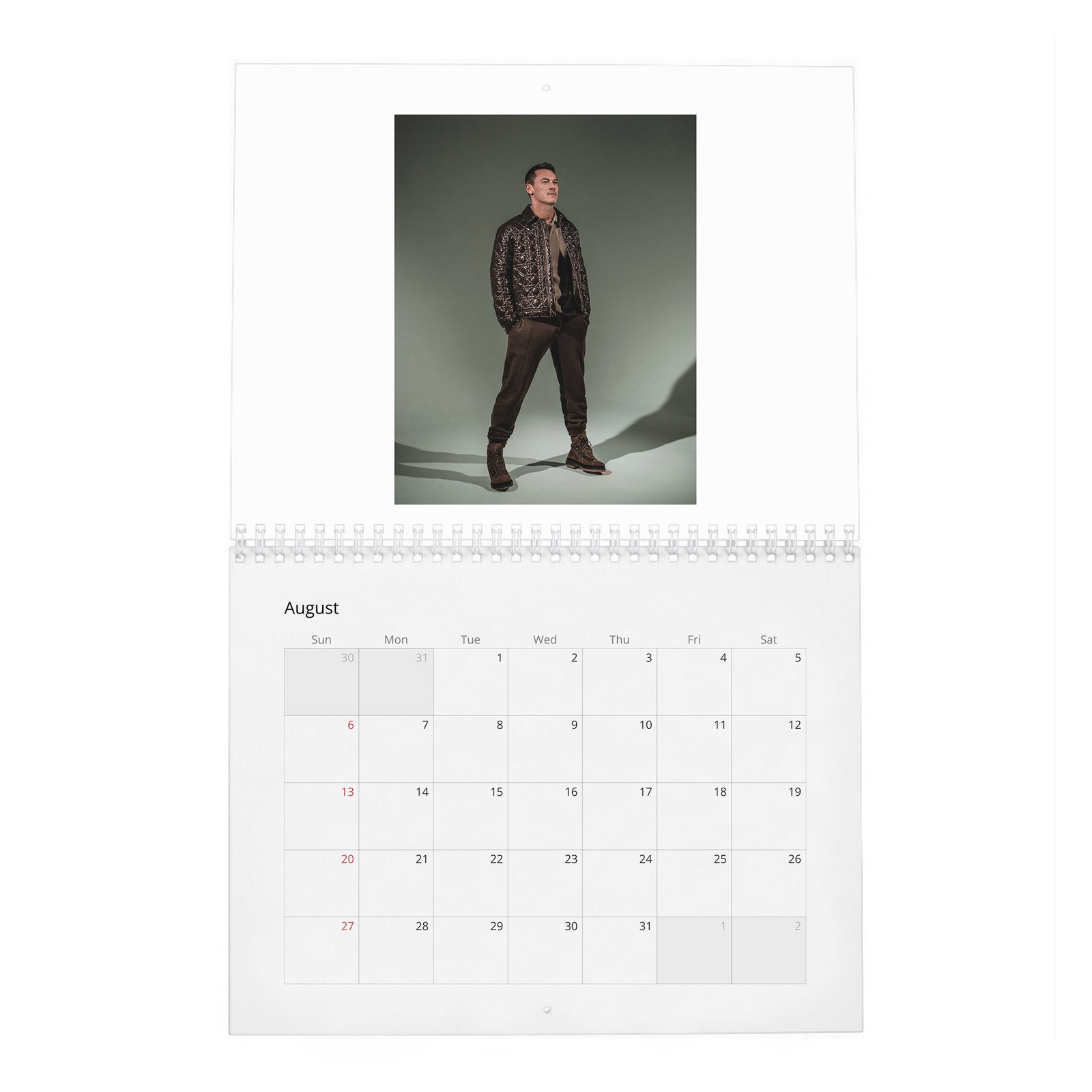 08 Luke Evans - In Conversation 2027 Wall Calendar