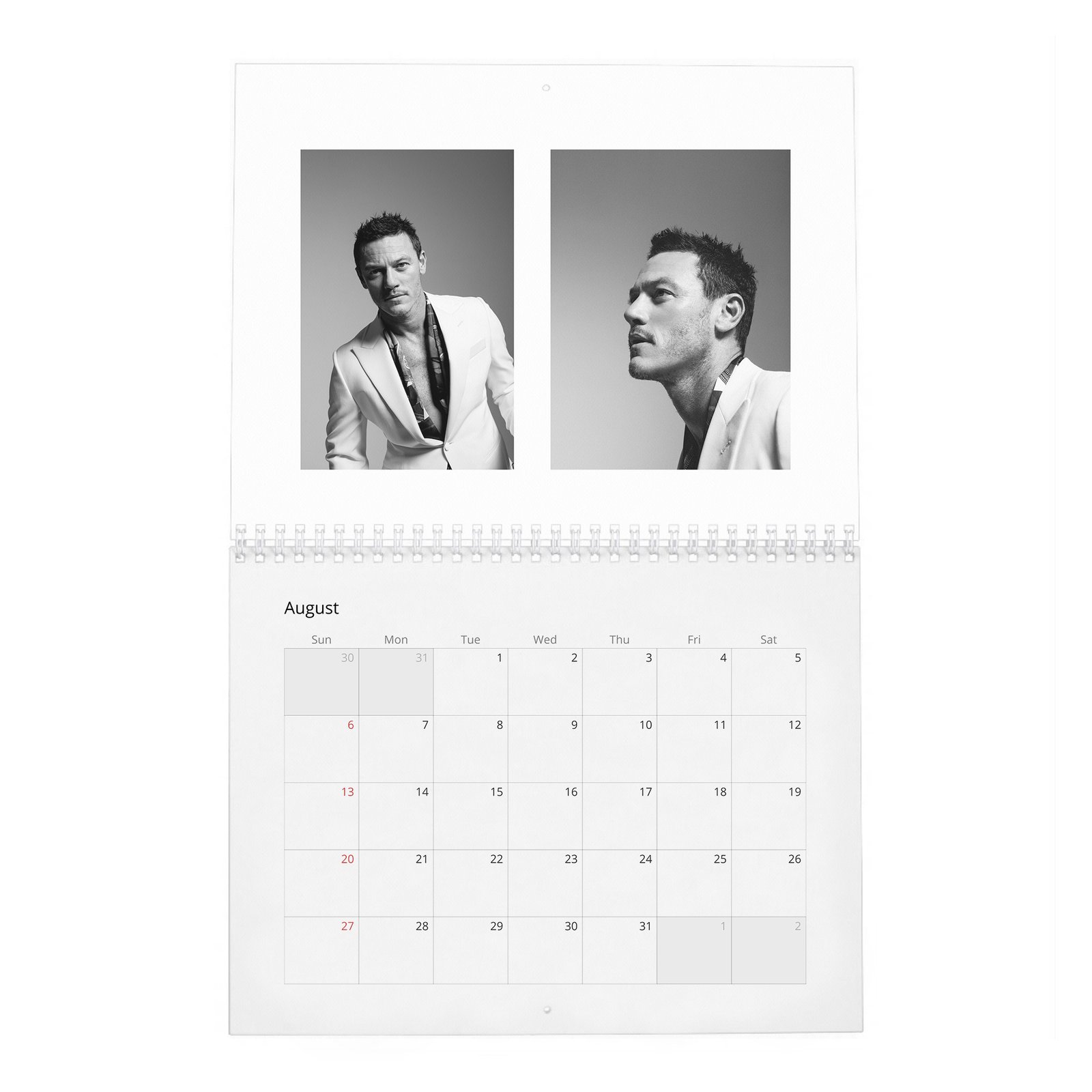 Luke Evans - Man About Town 2027 Wall Calendar