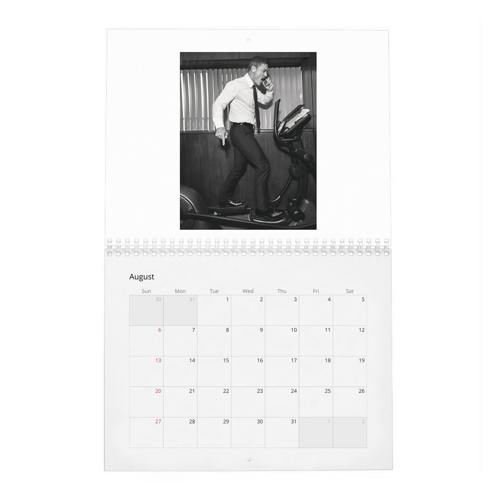 08 Luke Evans - Passion For Good Suits 2027 Wall Calendar