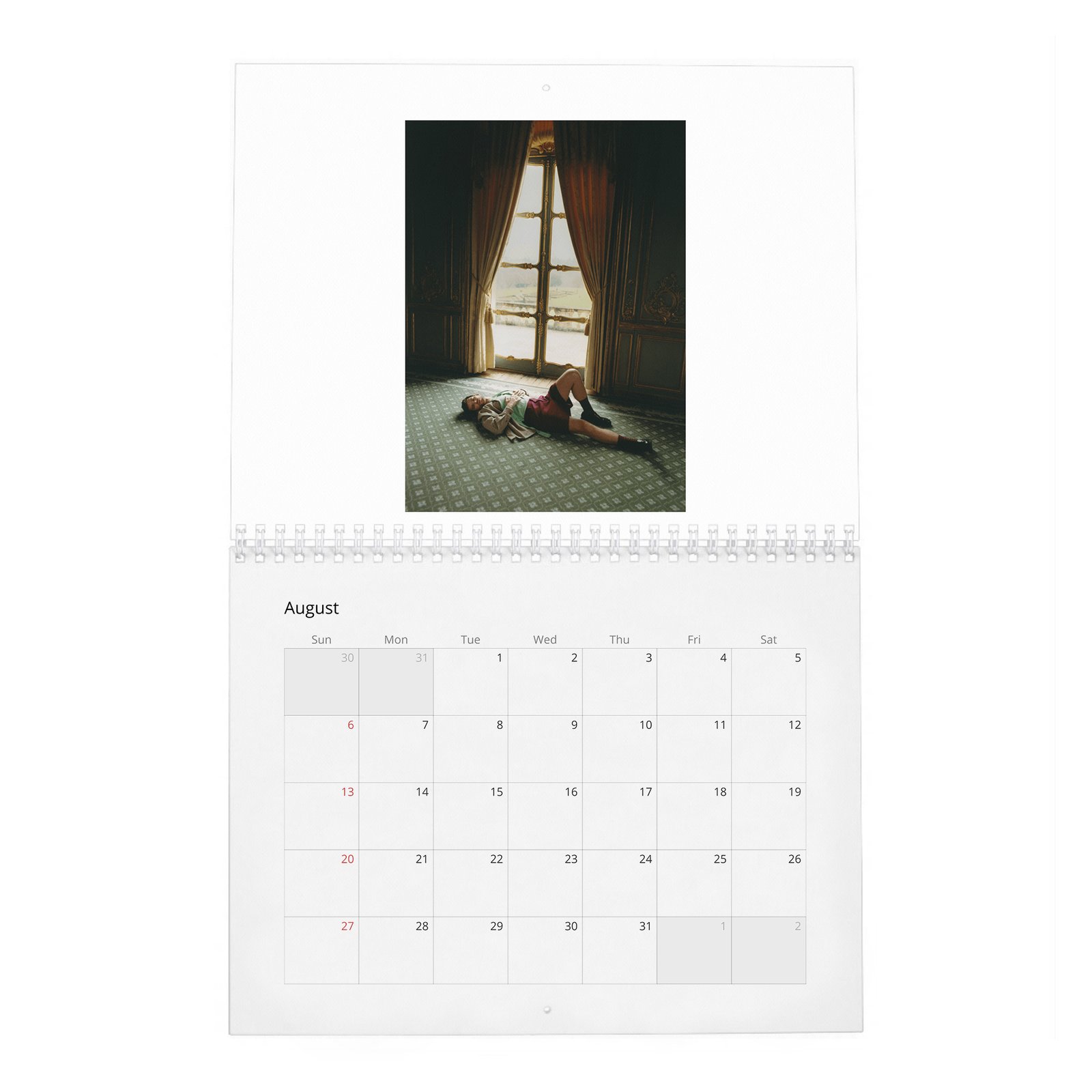 08 Luke Newton - Slow Burn 2027 Wall Calendar