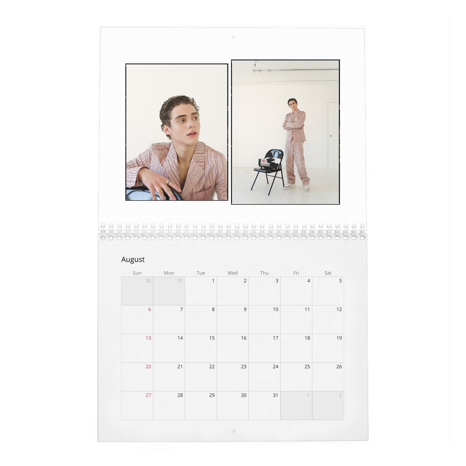 Joshua Basshett - Flaunt 2027 Wall Calendar