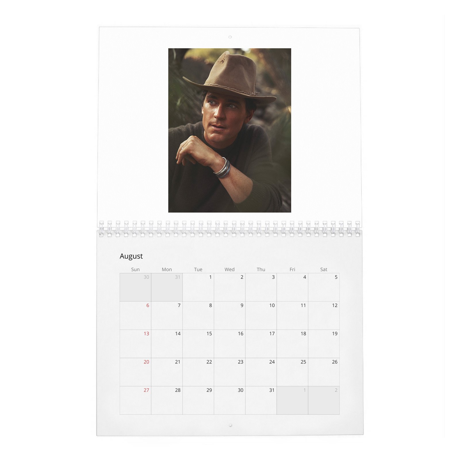 Matt Bomer - Let's Hear It For The Boys 2027 Wall Calendar