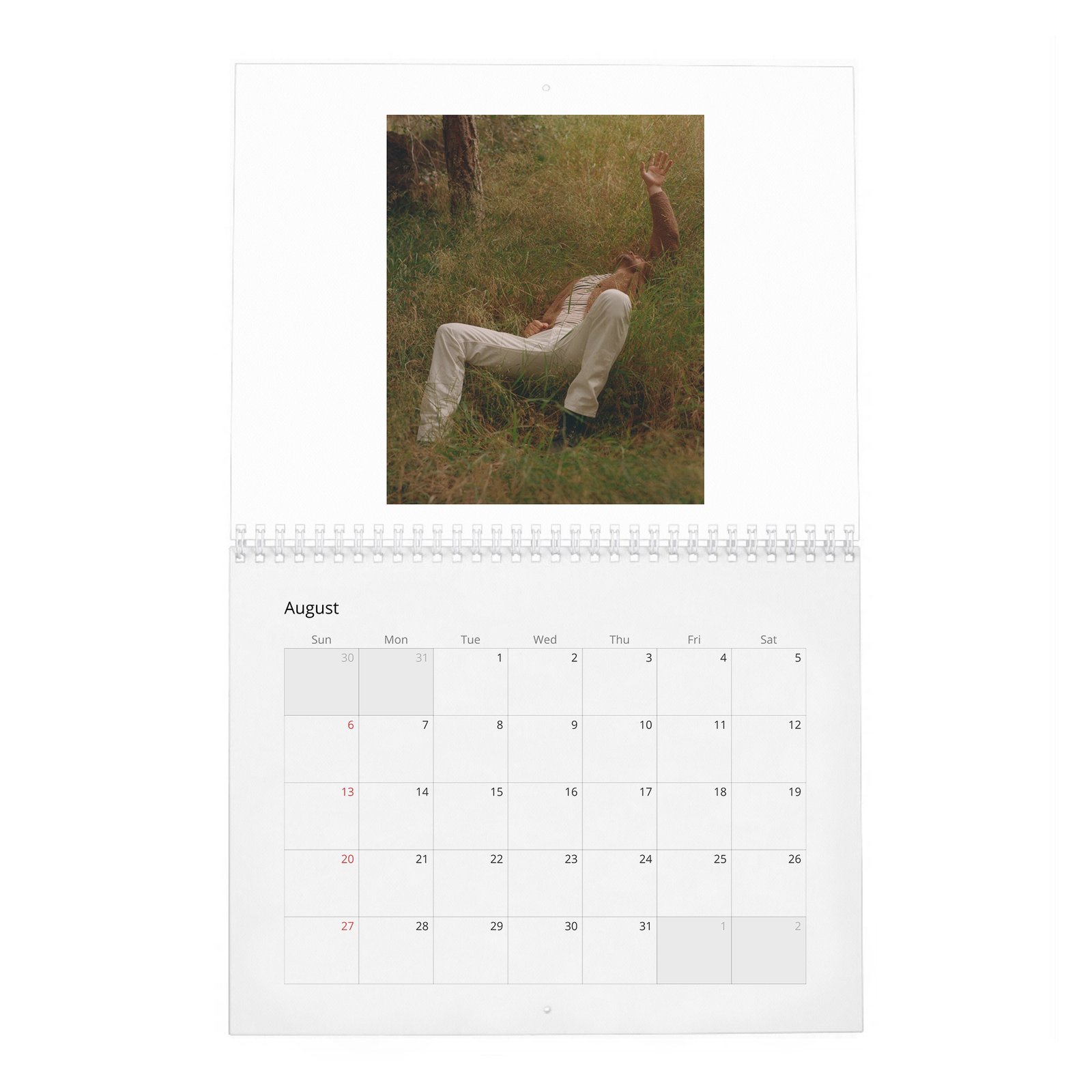 08 Joshua Jackson - On Life Down River 2027 Wall Calendar