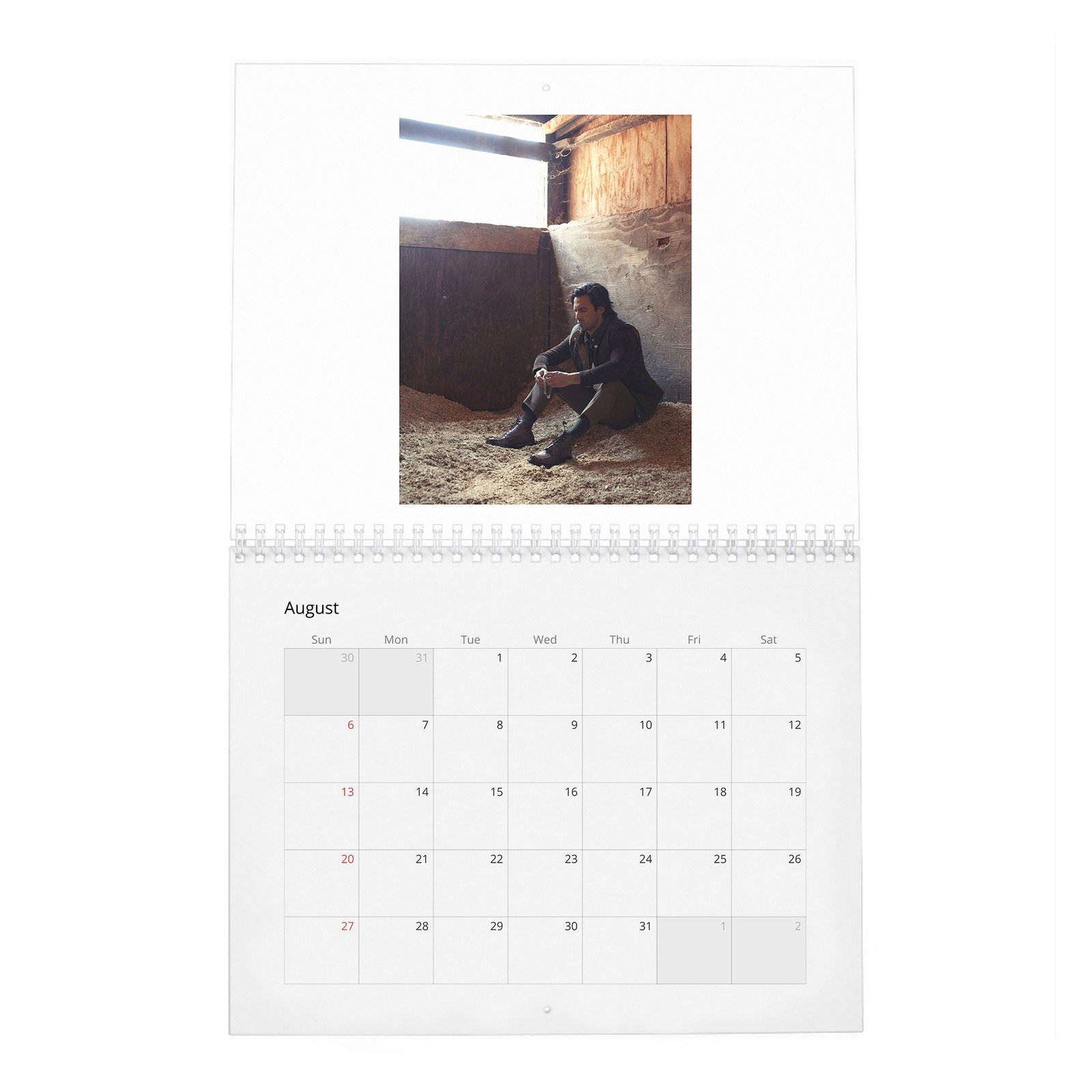 08 Milo Ventimiglia - Emotional Appeal 2027 Wall Calendar