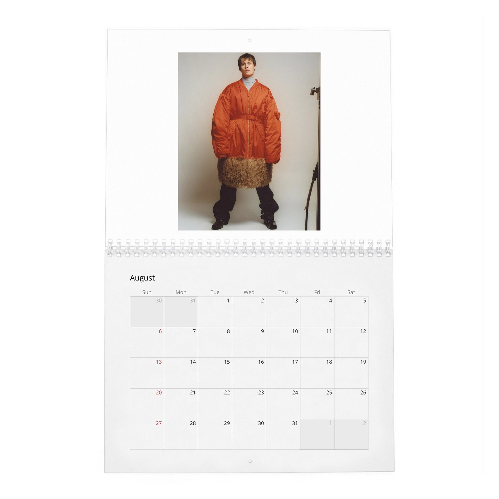 08 Nicholas Galitzine - In Conversation 2027 Wall Calendar