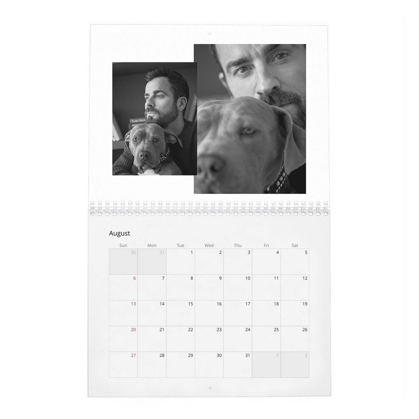 08 Justin Theroux - The Enviable Life 2027 Wall Calendar