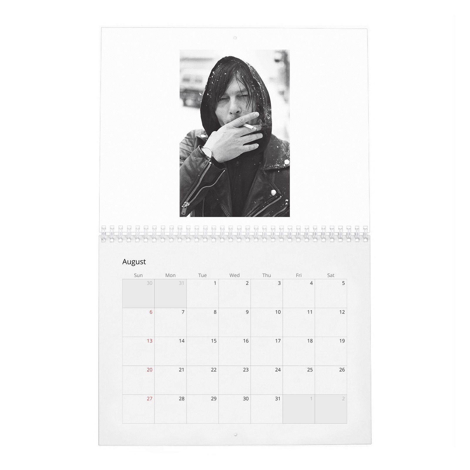 08 Norman Reedus - So It Goes 2027 Wall Calendar