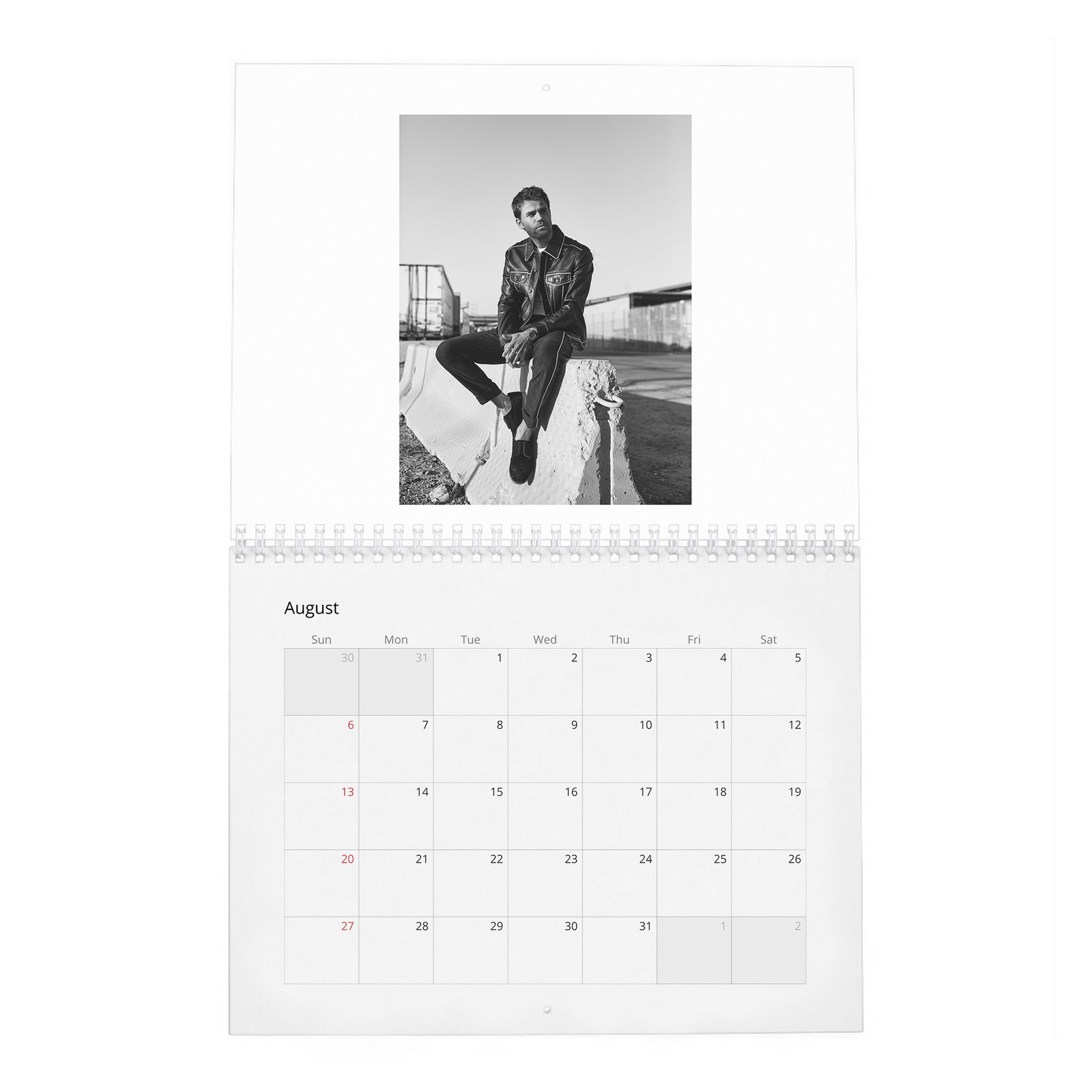 08 Paul Wesley - Handsome Devil 2027 Wall Calendar