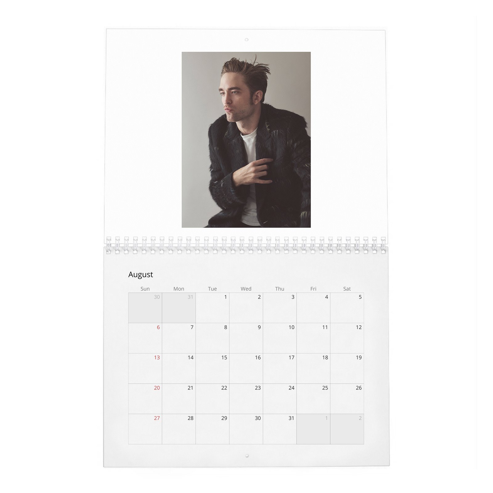08 Robert Pattinson - Playing By His Own Rules 2027 Wall Calendar