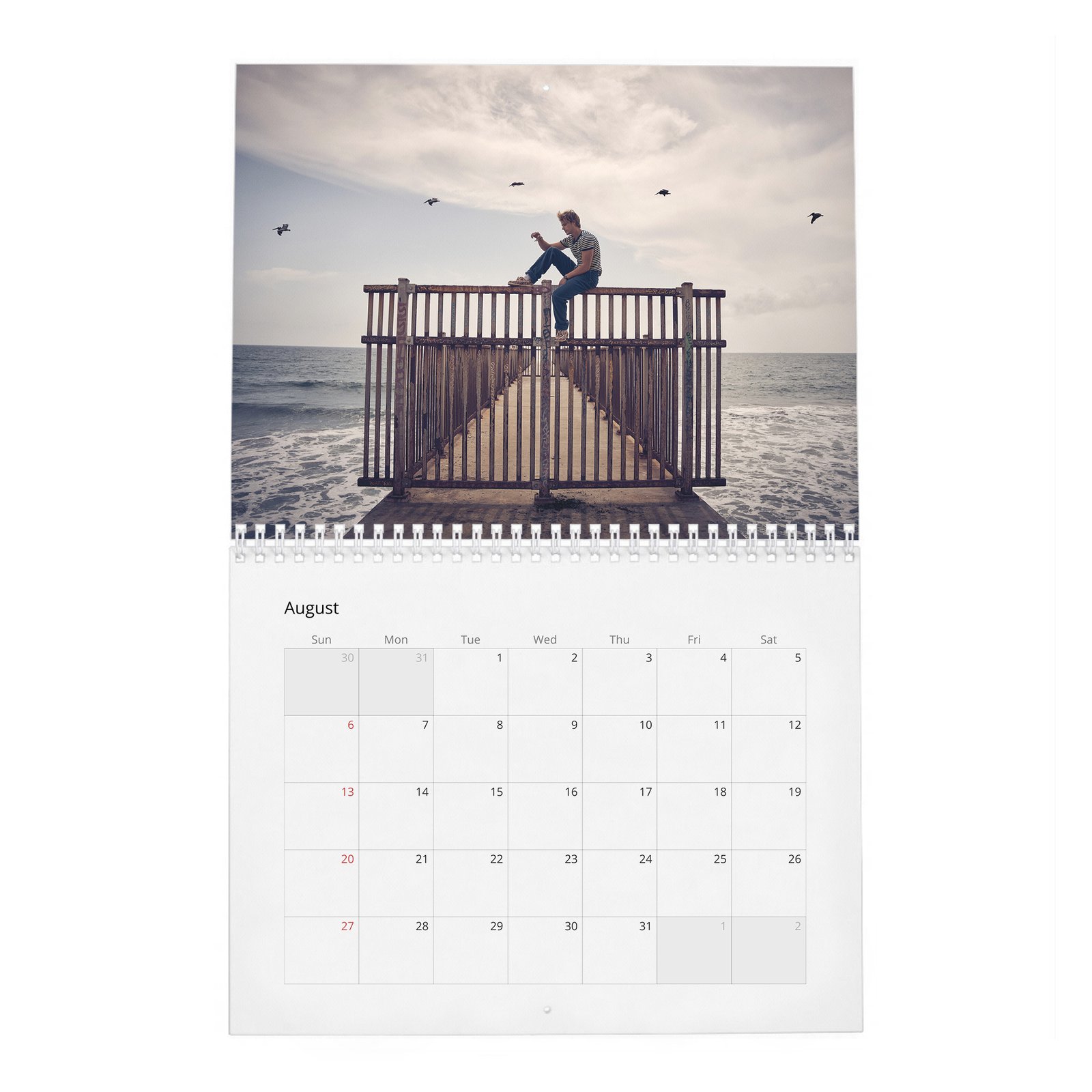08 Rudy Pankow - Flaunt 2027 Wall Calendar