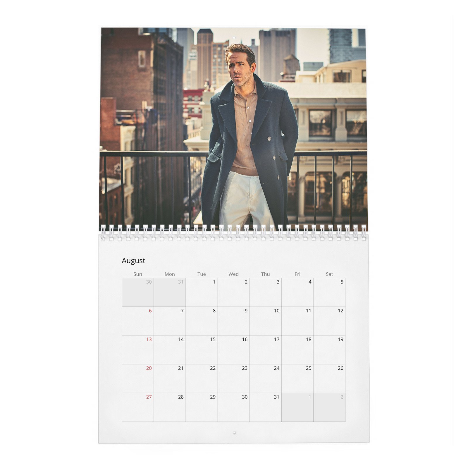 08 Ryan Reynolds - What Keeps Up At Night 2027 Wall Calendar