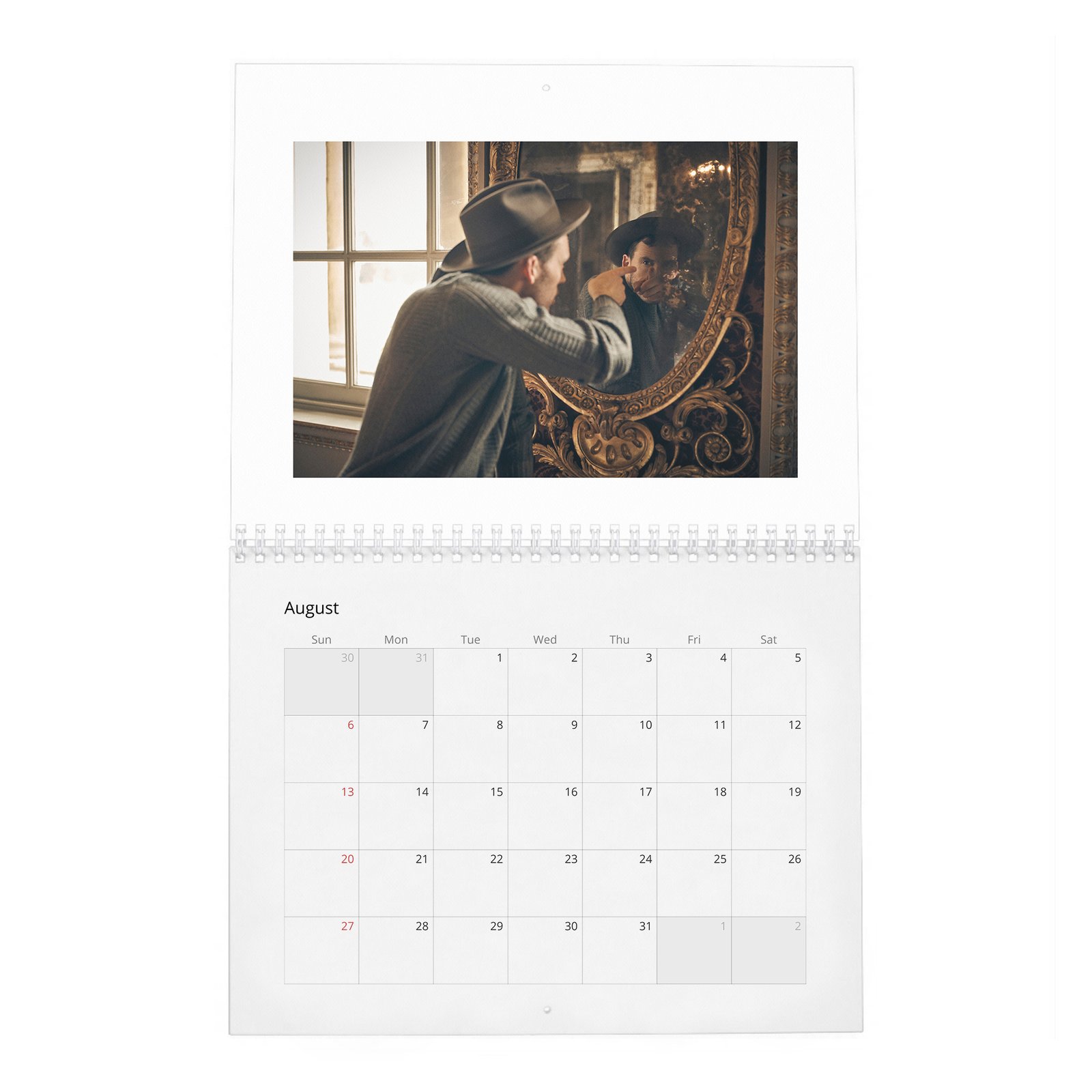 08 Sam Claflin - On The Spot 2027 Wall Calendar