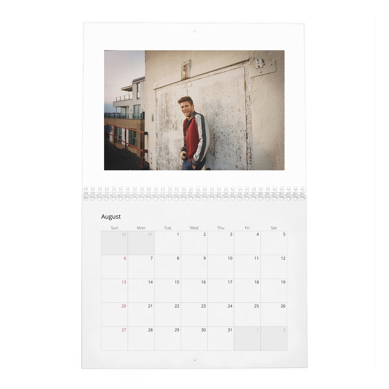 08 Scott Eastwood - Fork In The Road 2027 Wall Calendar