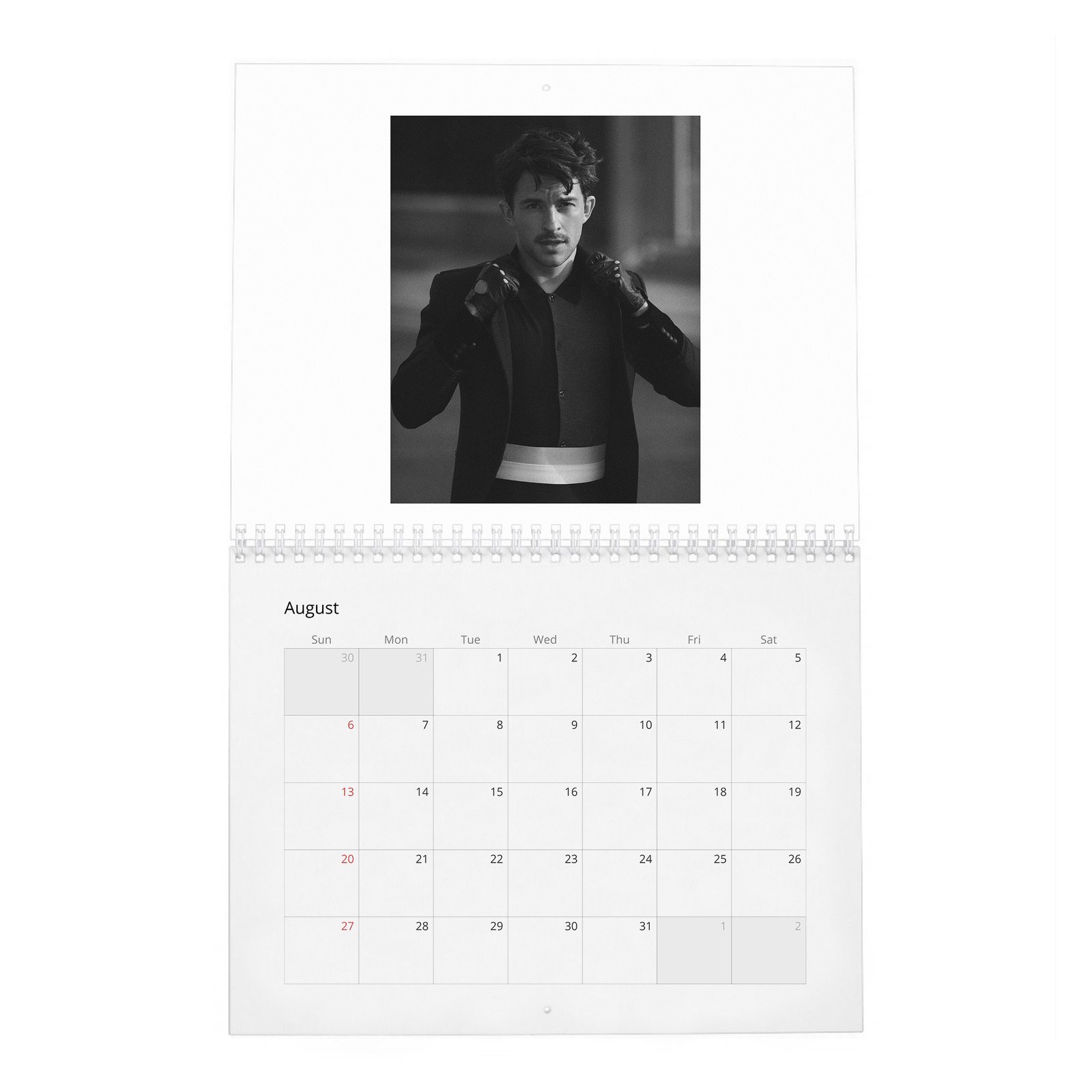 08 Jonathan Bailey - Takes Off 2027 Wall Calendar