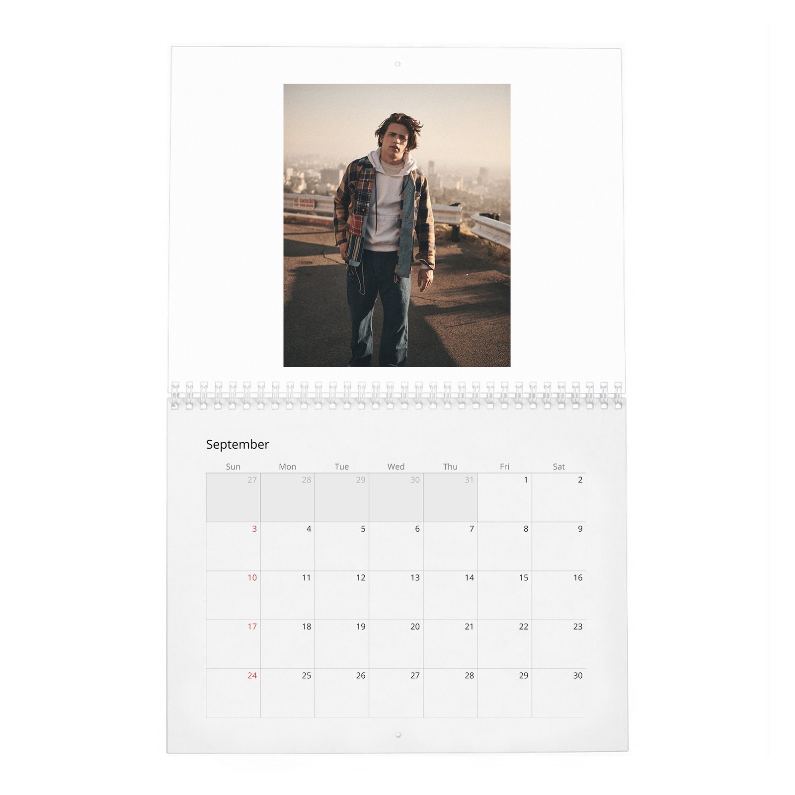 09 Tanner Buchanan - Go No Sen 2027 Wall Calendar