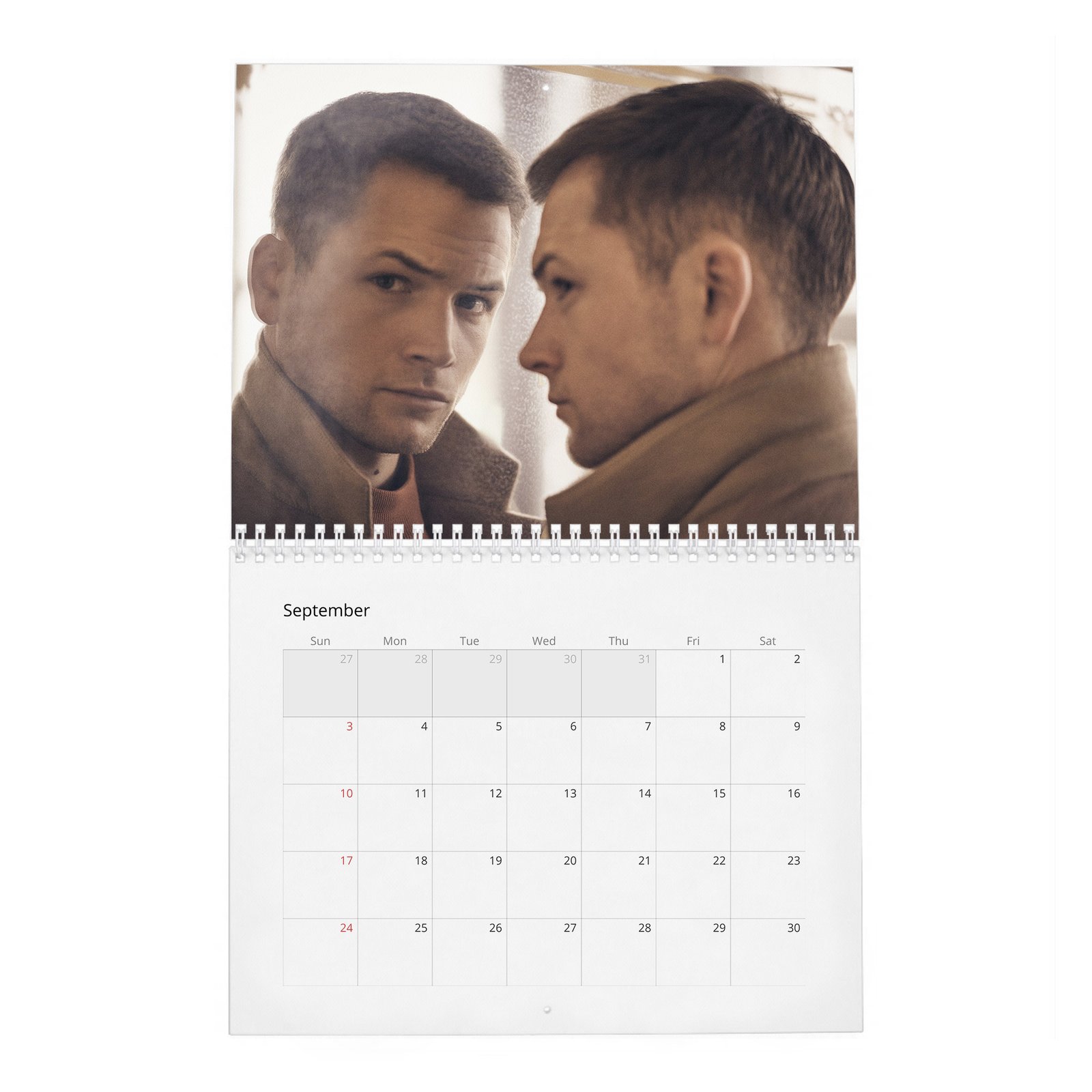 Taron Egerton - My Name Is 2027 Wall Calendar