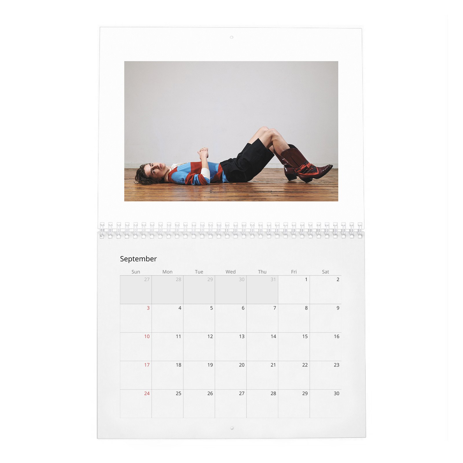09 Timothée Chalamet - A Day In The Life Of 2027 Wall Calendar