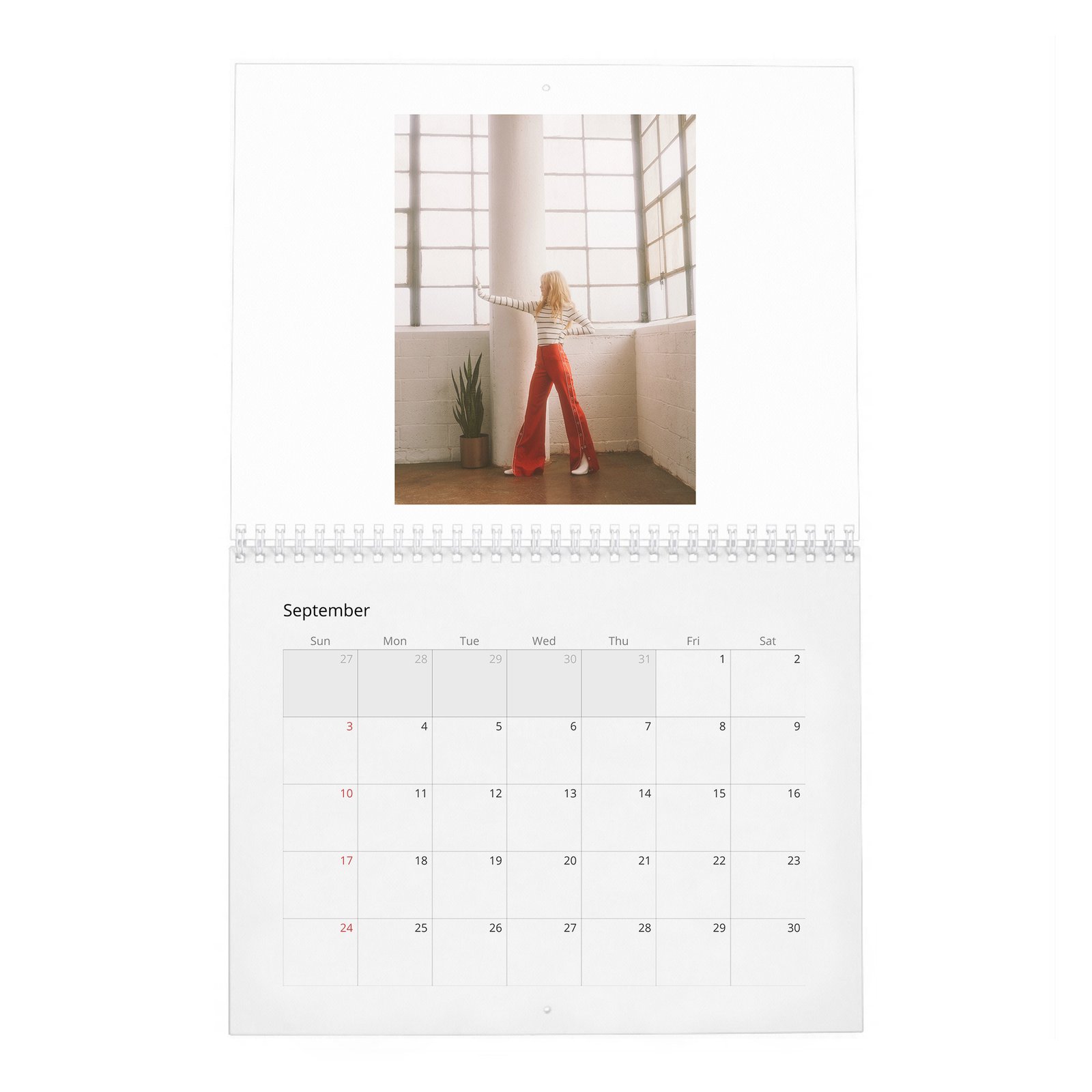 09 Kathryn Newton - Think Young, Play Hard 2027 Wall Calendar