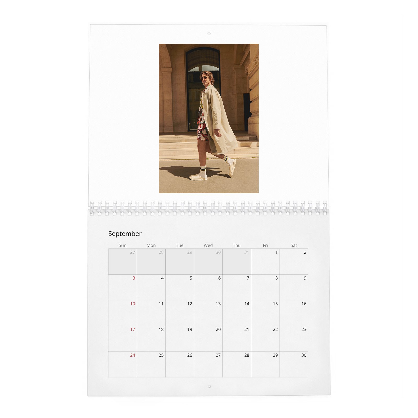 09 Lee Pace - Doesn't Owe You Anything 2027 Wall Calendar