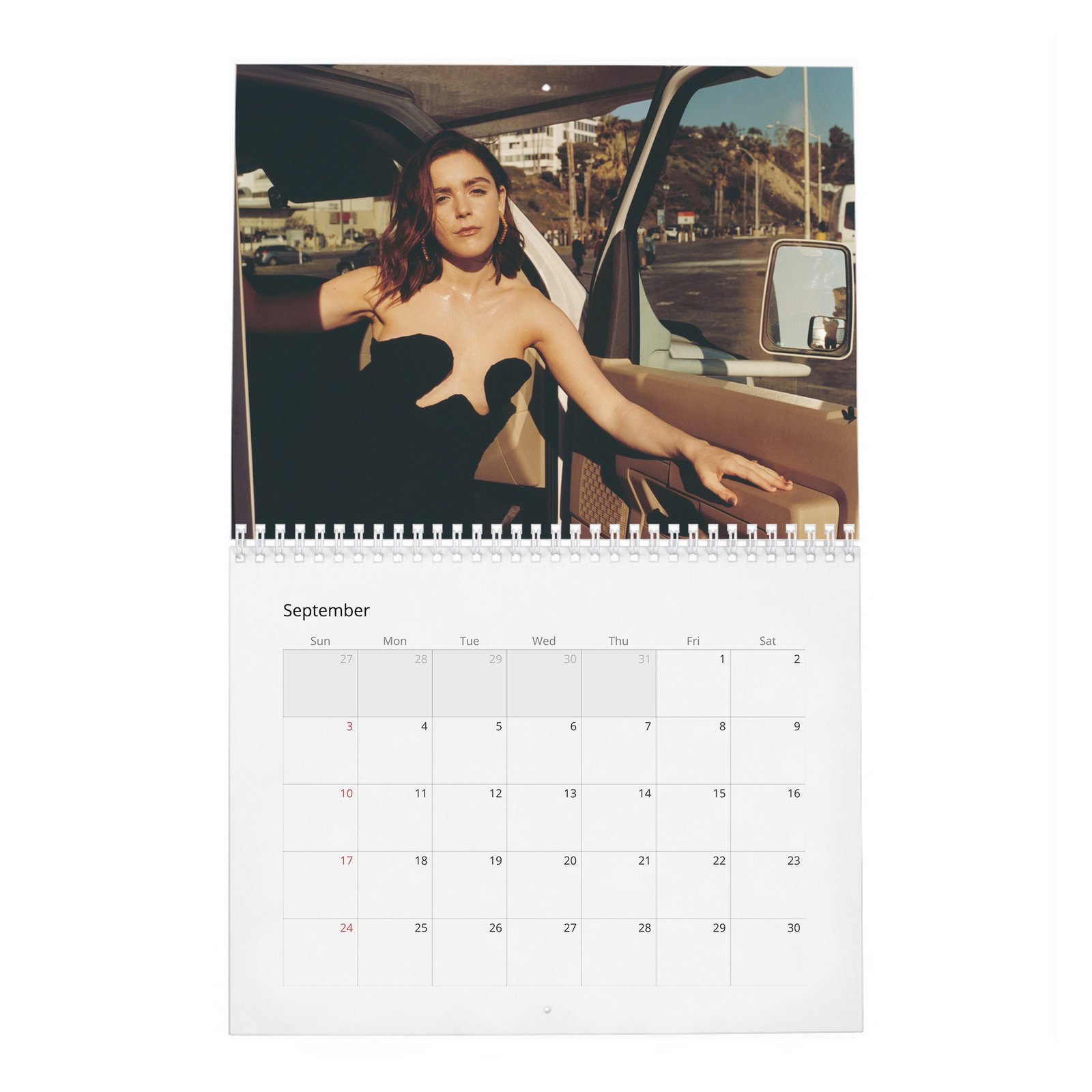 09 Kiernan Shipka - Flaunt 2027 Wall Calendar