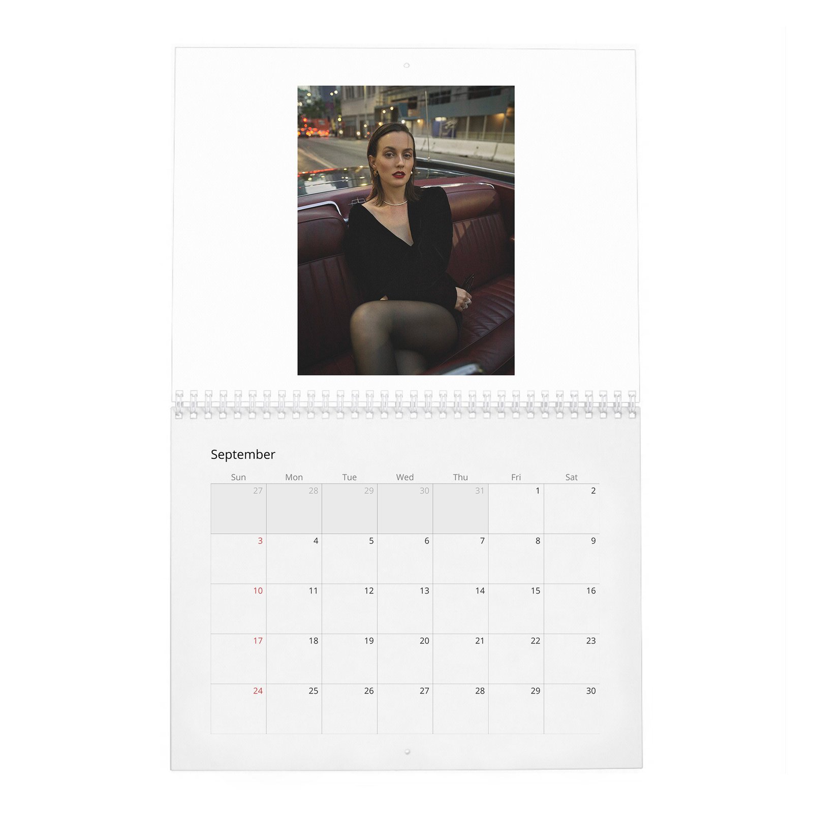 09 Leighton Meester - The Next Episode 2027 Wall Calendar