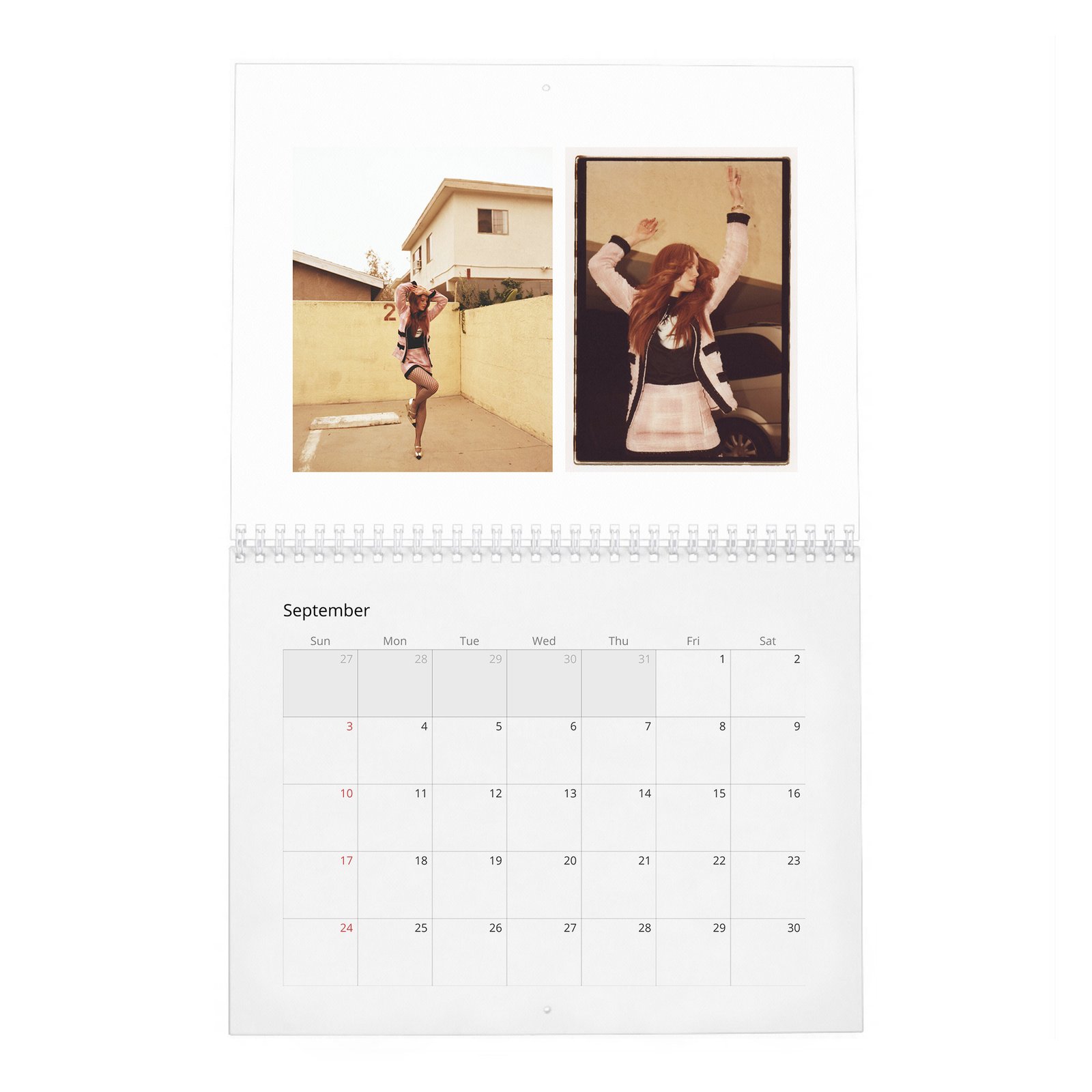 09 Madelaine Petsch - Content 2027 Wall Calendar