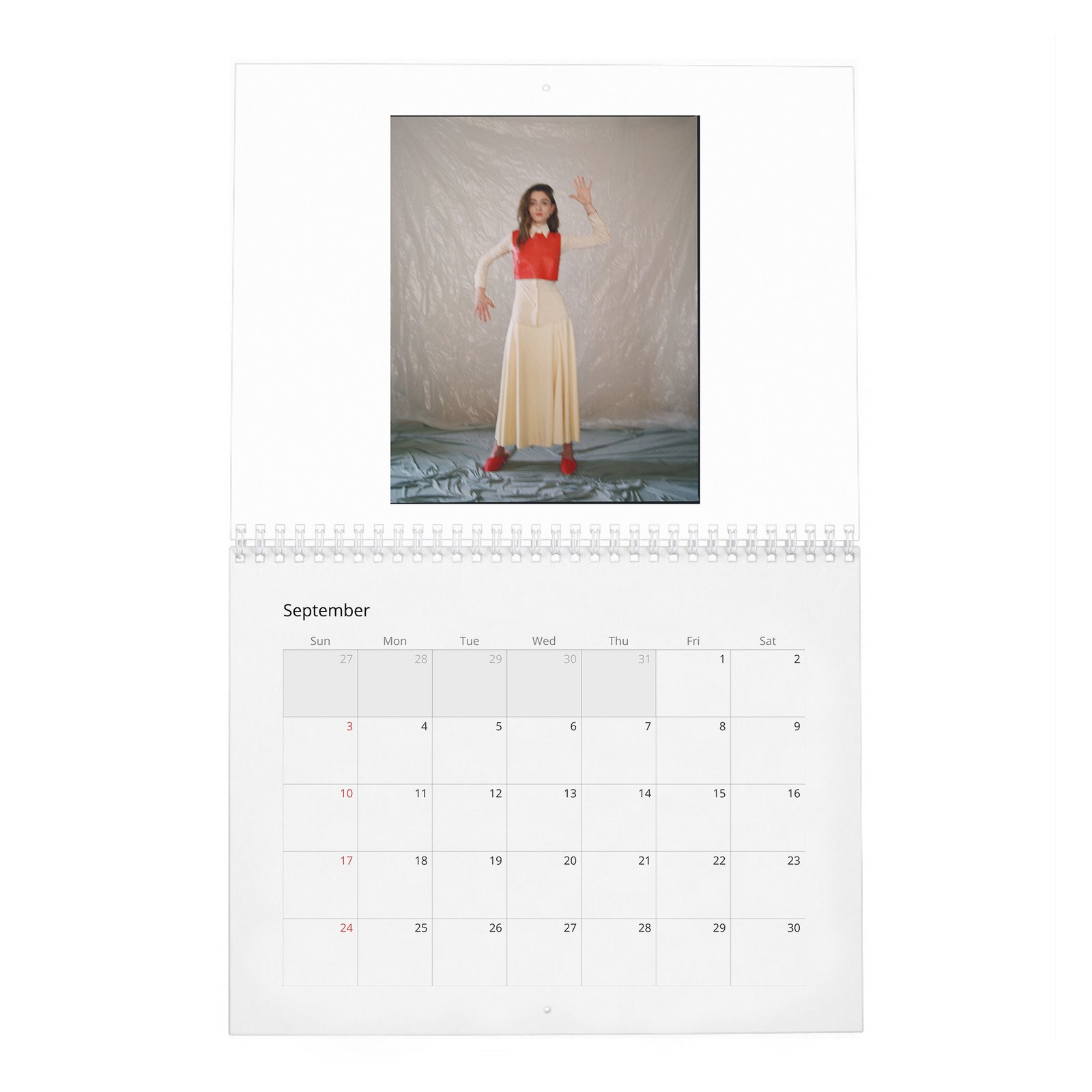 09 Natalia Dyer - Inner Child 2027 Wall Calendar